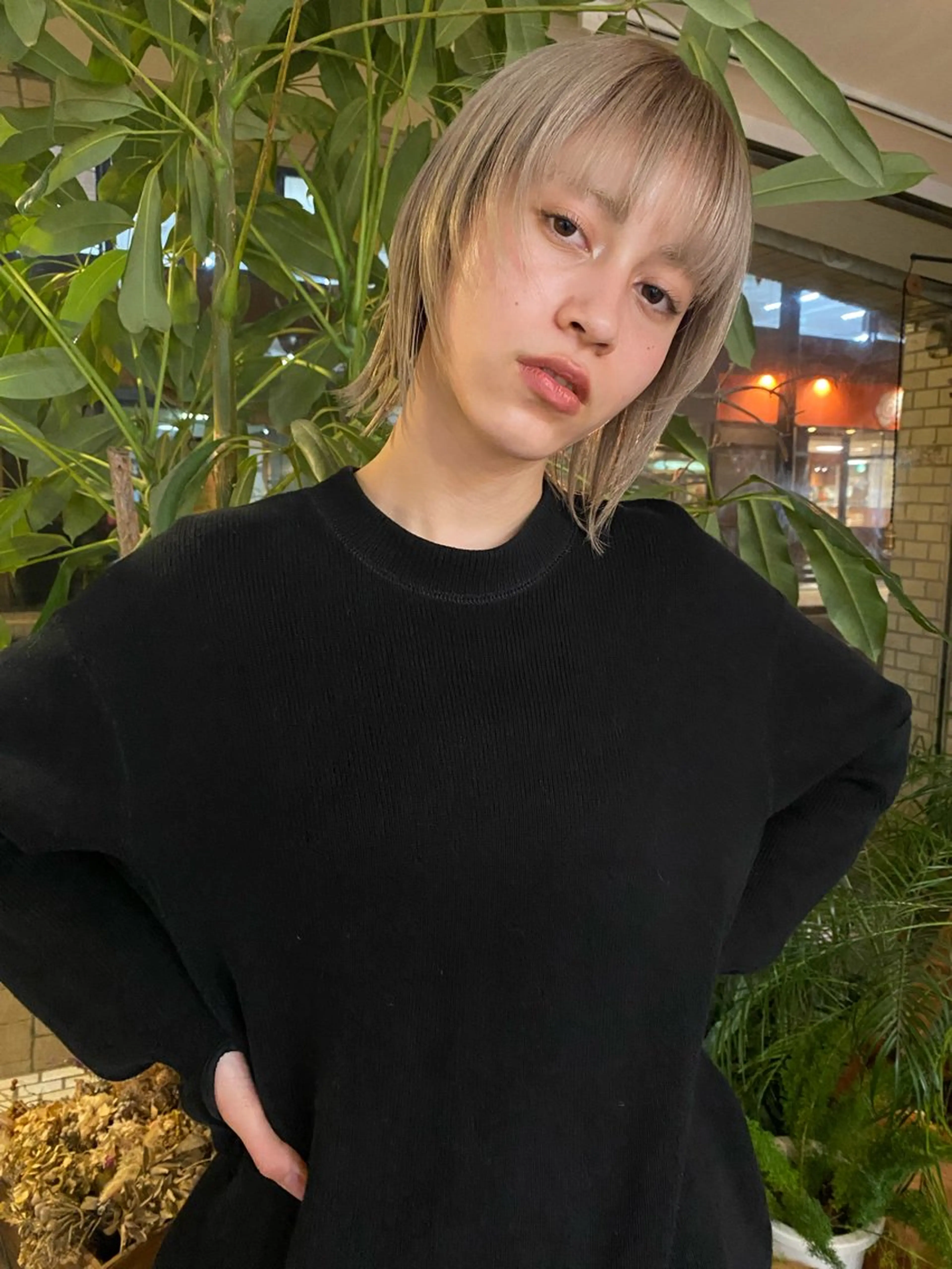 ミディアム カラー . nanamiのヘアスタイル