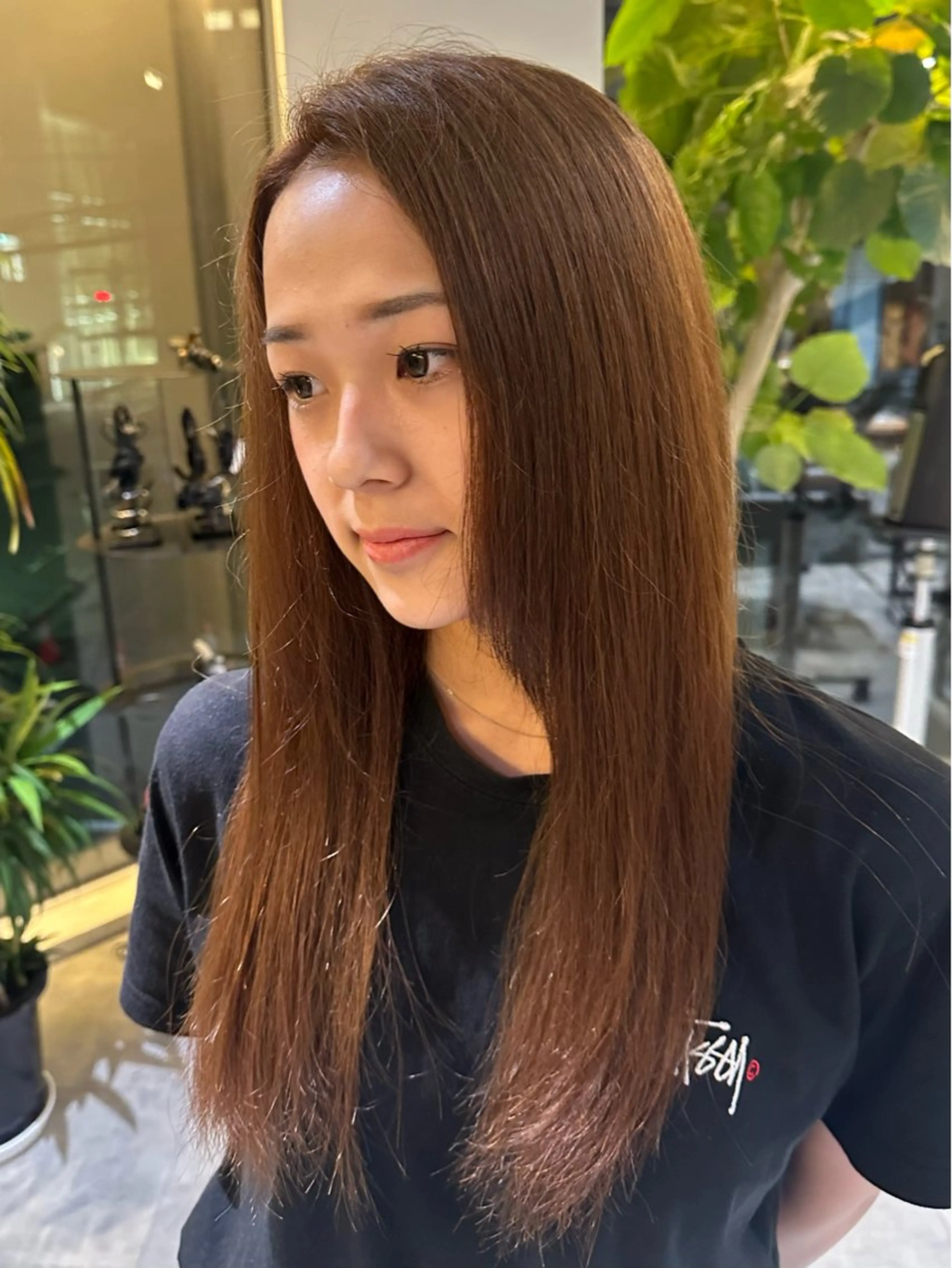 ロング カラー CAF所属・渚音 nanoのヘアスタイル