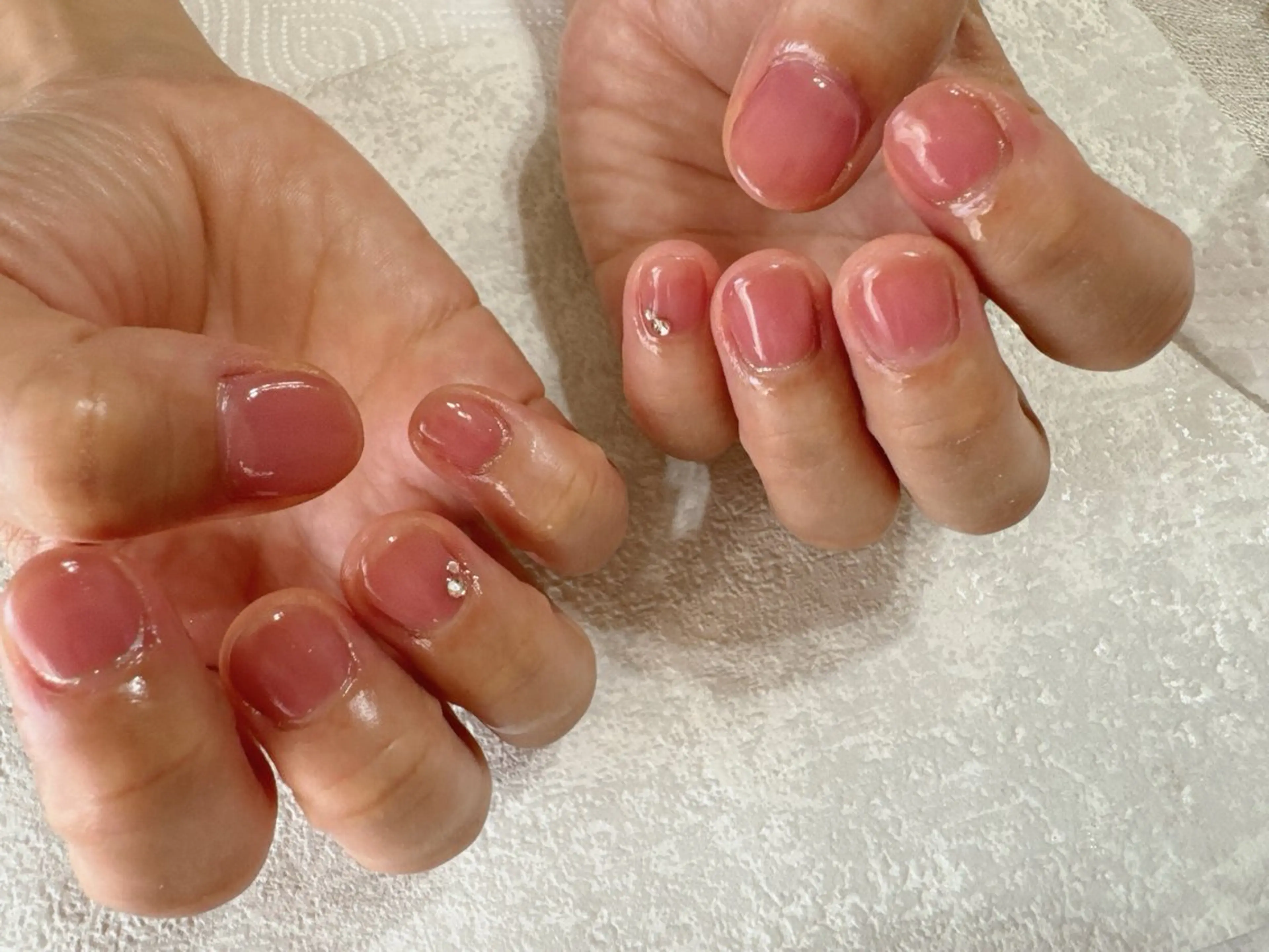 ネイル ジェルネイル メンズネイル ワンカラーネイル パラジェル シンプルネイル kikinail 溝の口のネイルデザイン