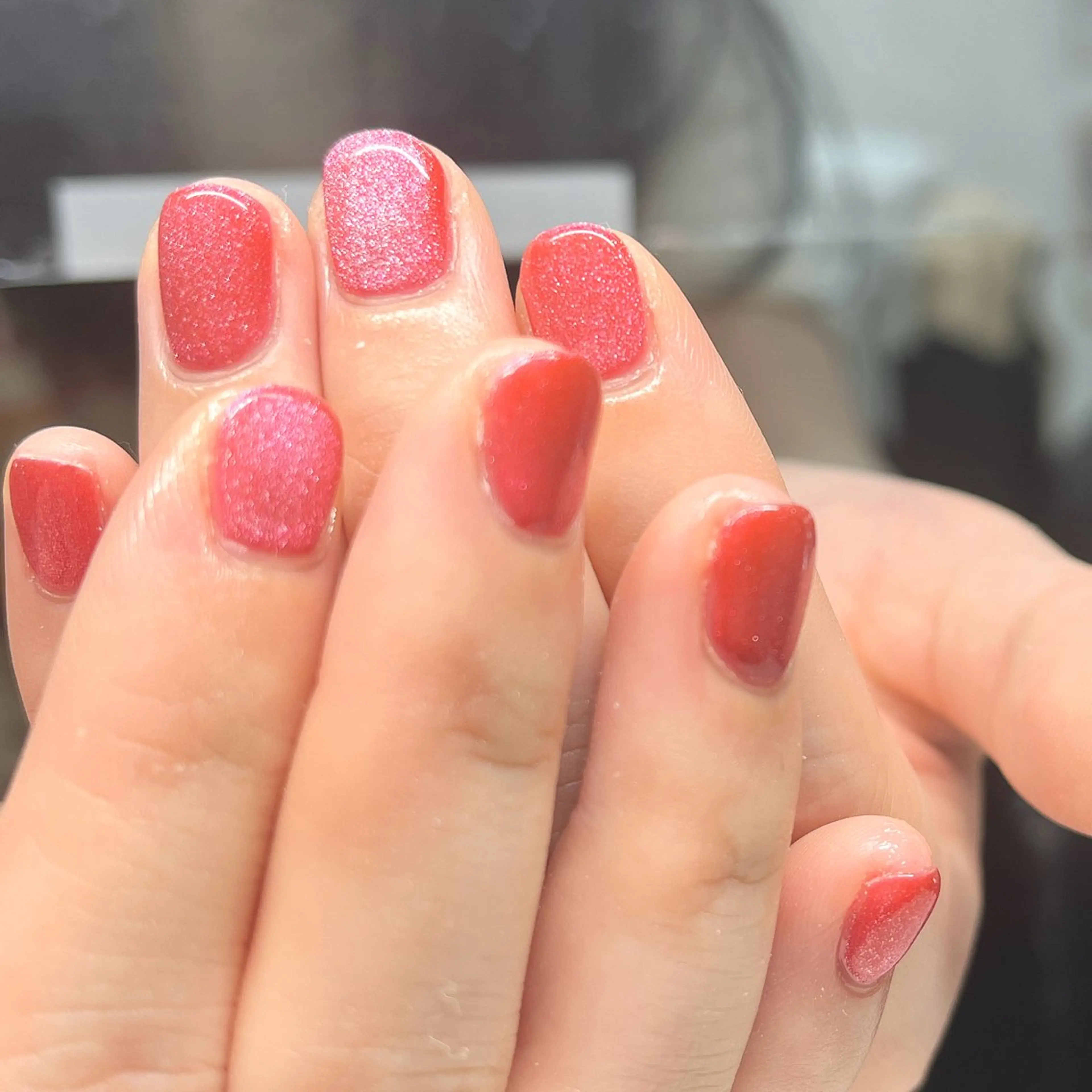 オフ無マグネットハンドネイル1000円OFF💞¥7180の写真