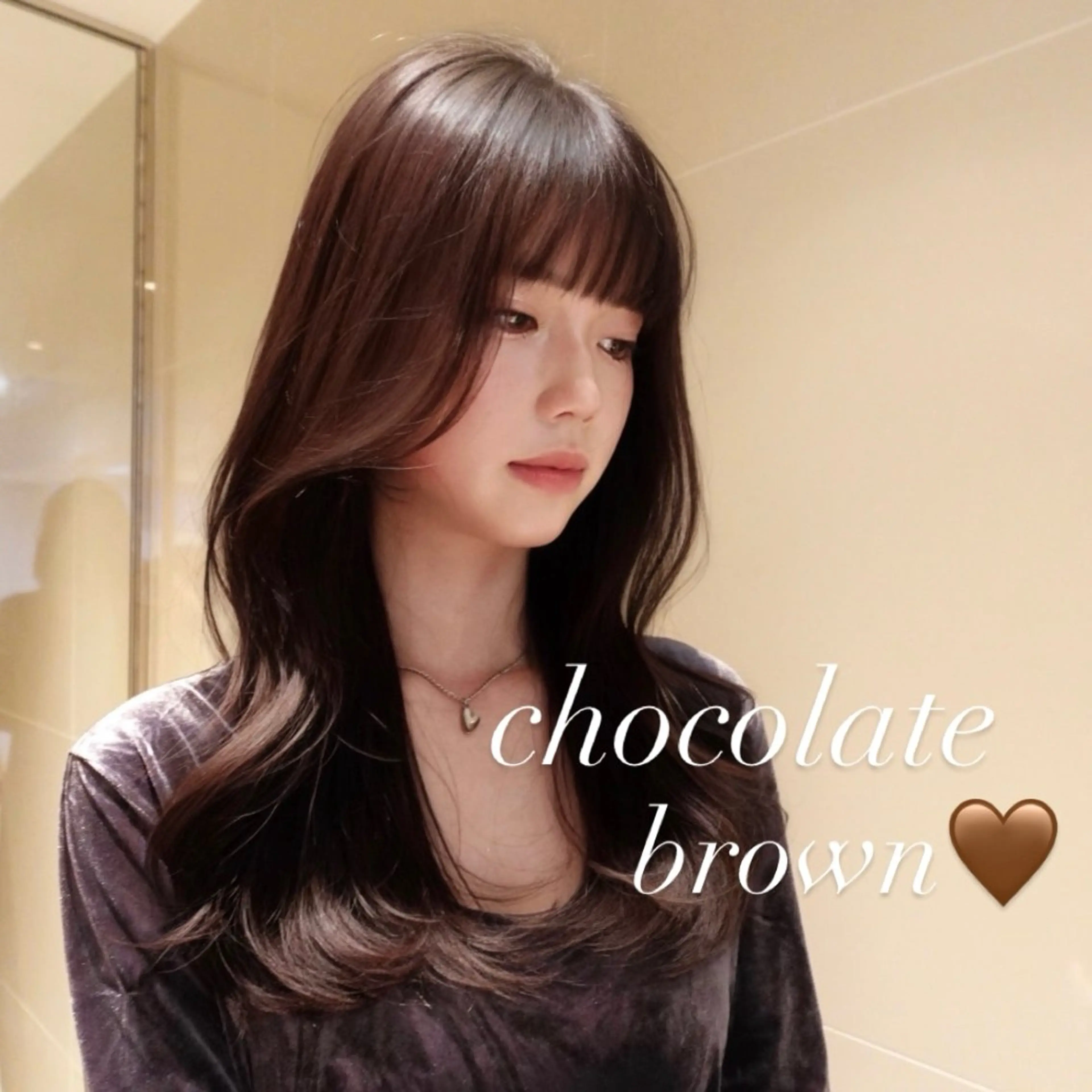 セミロング レイヤーカット ヘアカラー トリートメント jeno by apish所属・ボブカット/艶 モテカラー🎀rioのヘアスタイル