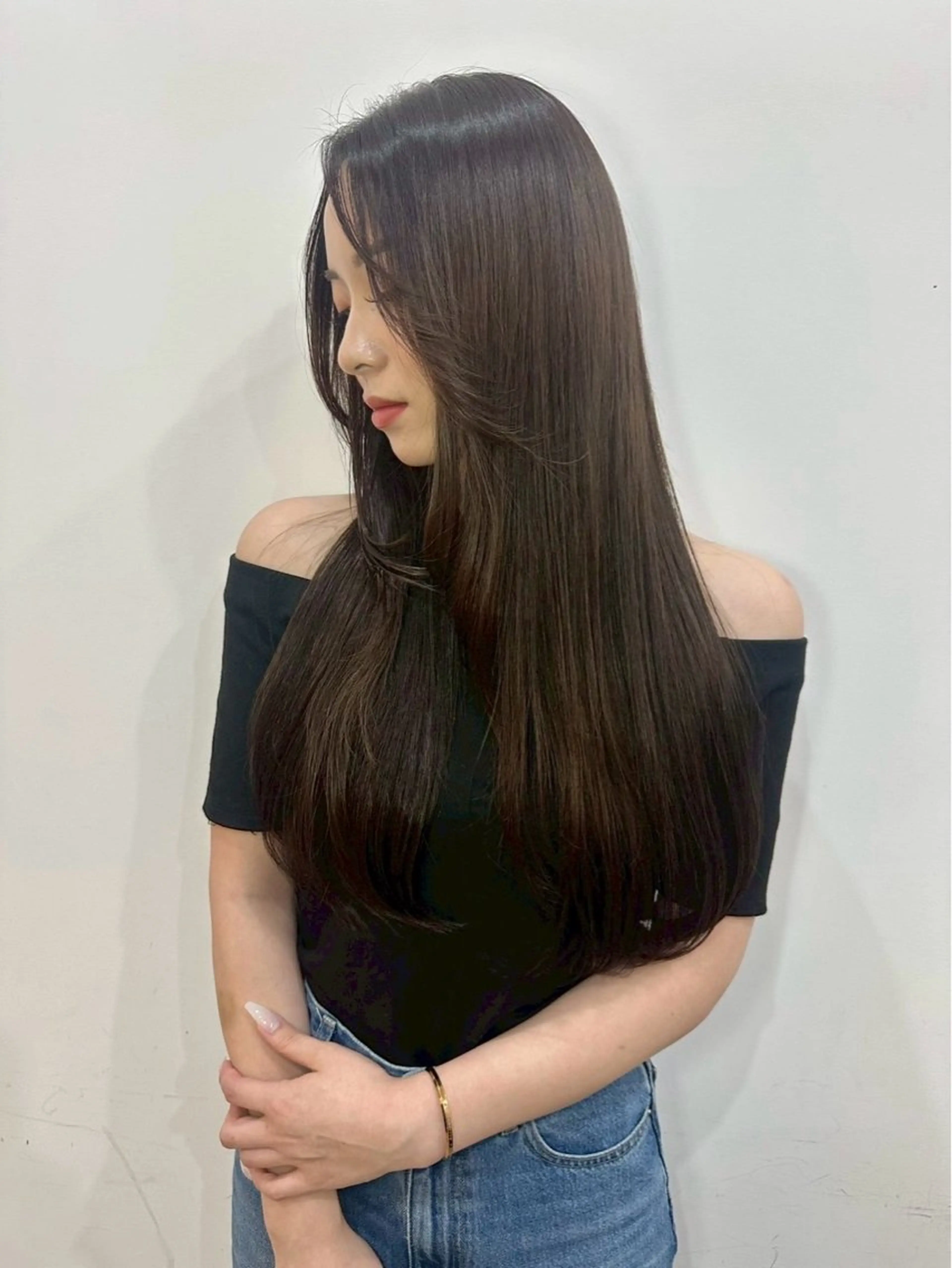 ロング カラー カット ヘアカラー 🩵YUIMARL 岡山KARIN🩵のヘアスタイル