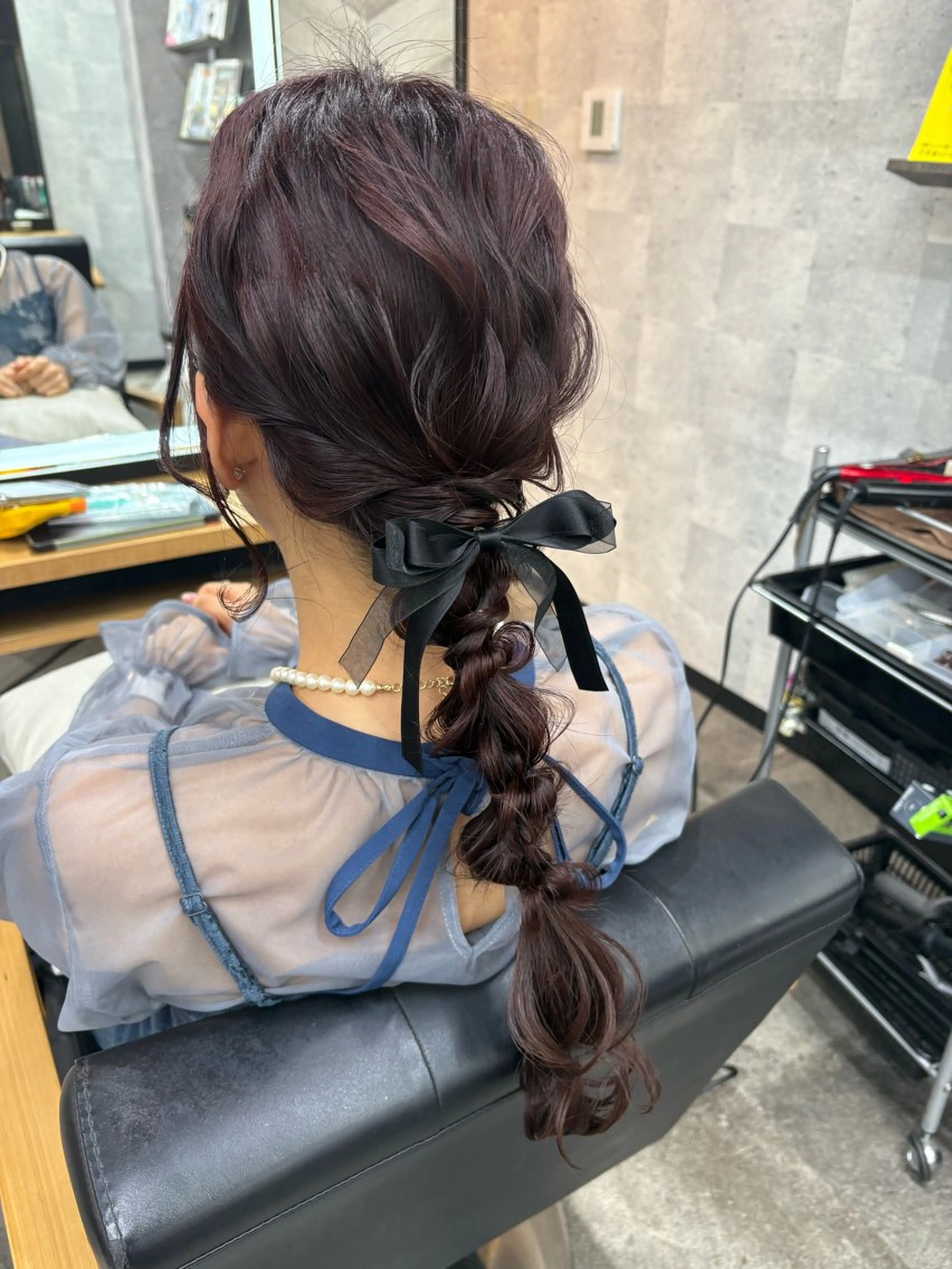 セミロング ヘアアレンジ ヘアセット SHANTi 飯塚 ヘアセット/髪質改善のヘアスタイル