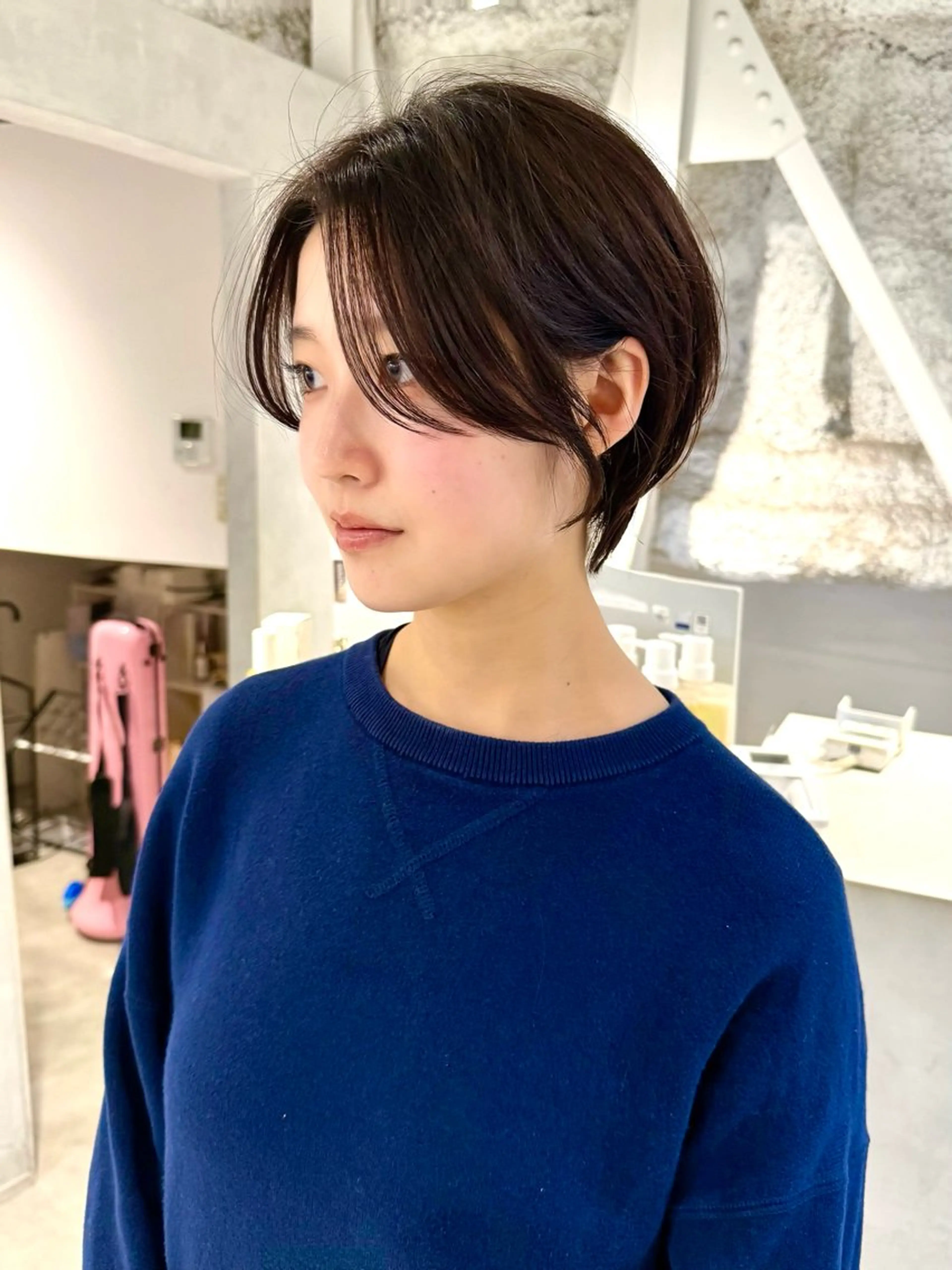 ショート カット ヘアカラー 骨格診断で絶対可愛い ✨丸みショート✨凌弥のヘアスタイル