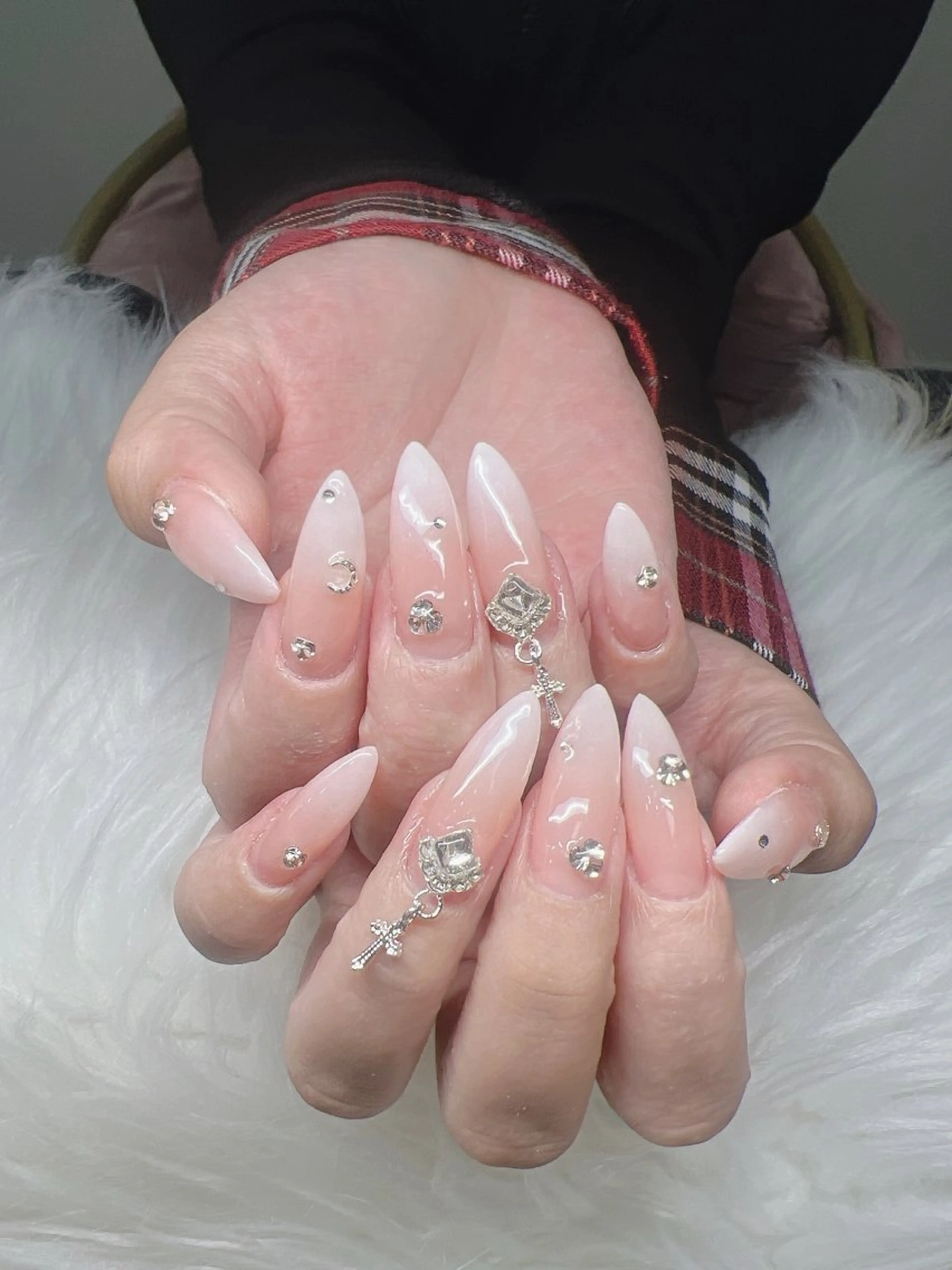 ネイル ハンドネイル Lee Nails チップ長さだし専門店のネイルデザイン