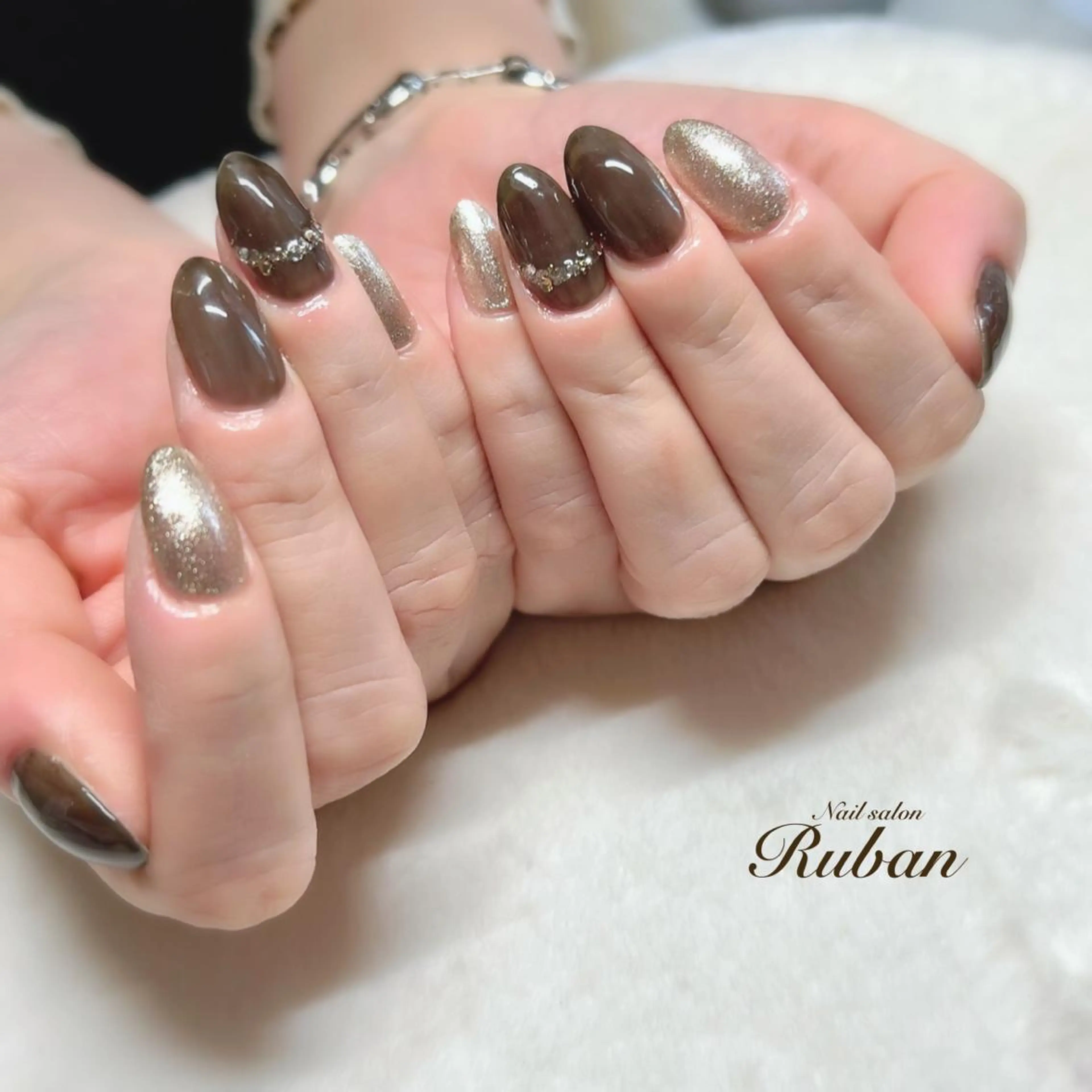 ネイル ラメ(グリッター) ワンカラーネイル シンプルネイル Nail salon Ruban所属・Nail salon Rubanのネイルデザイン