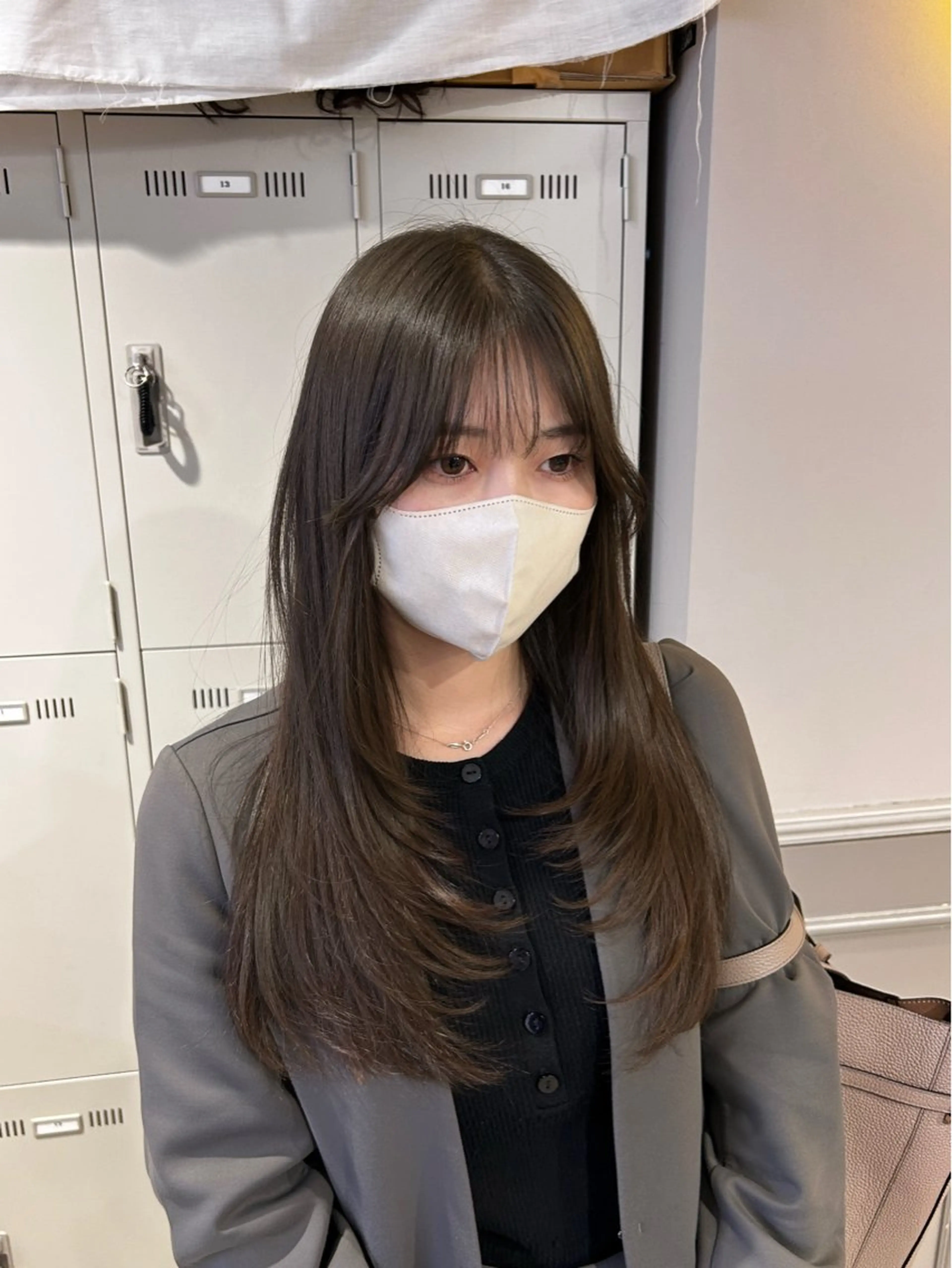 カラー カット ヘアカラー トリートメント ヘッドスパ ヘアセット 🥯縮毛/レイヤー/ ベージュヘア🥯のヘアスタイル