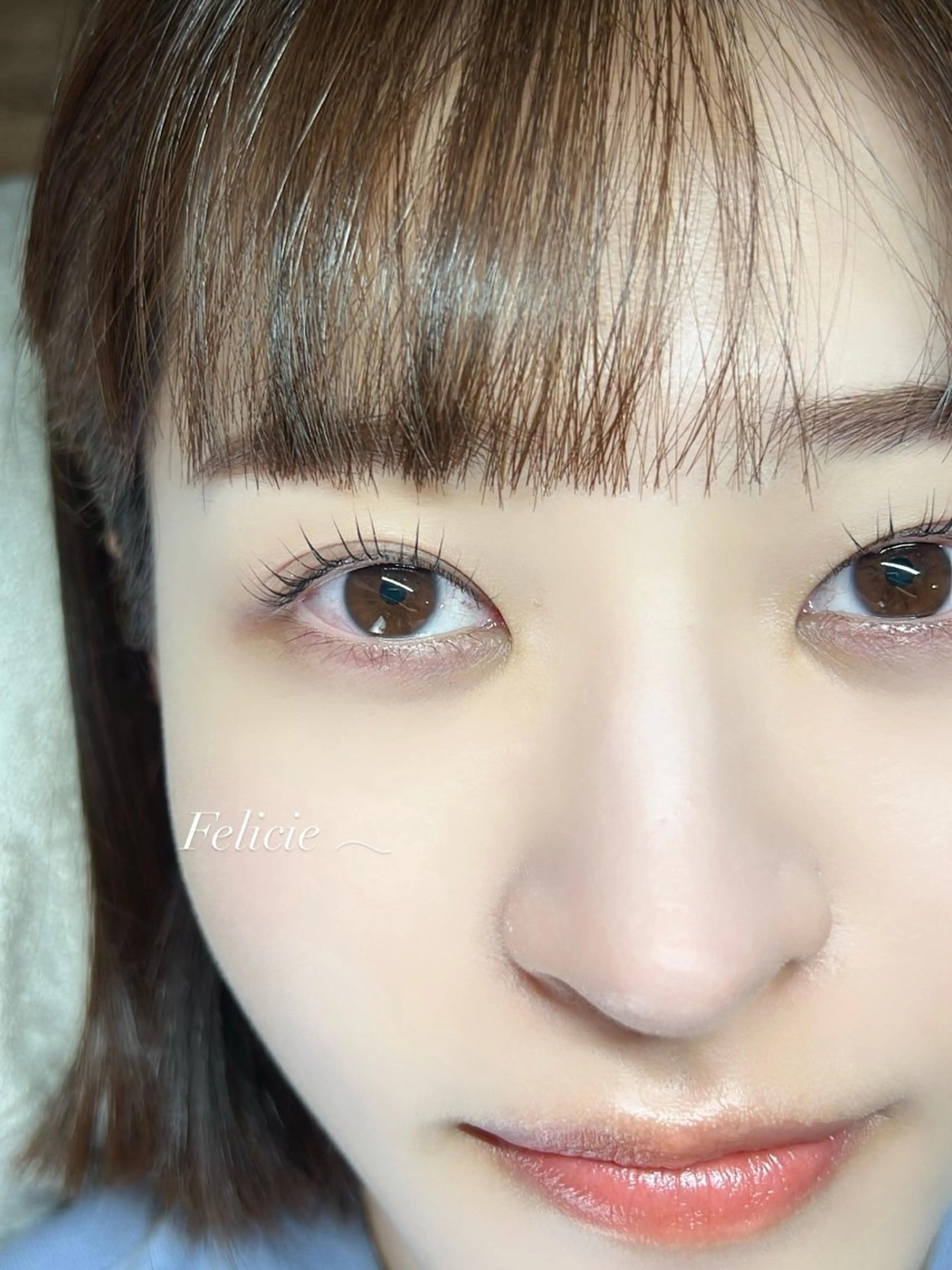 マツエク・マツパ パリジェンヌラッシュリフト マツパ Felicie＊ Sayakaのマツエク・マツパデザイン