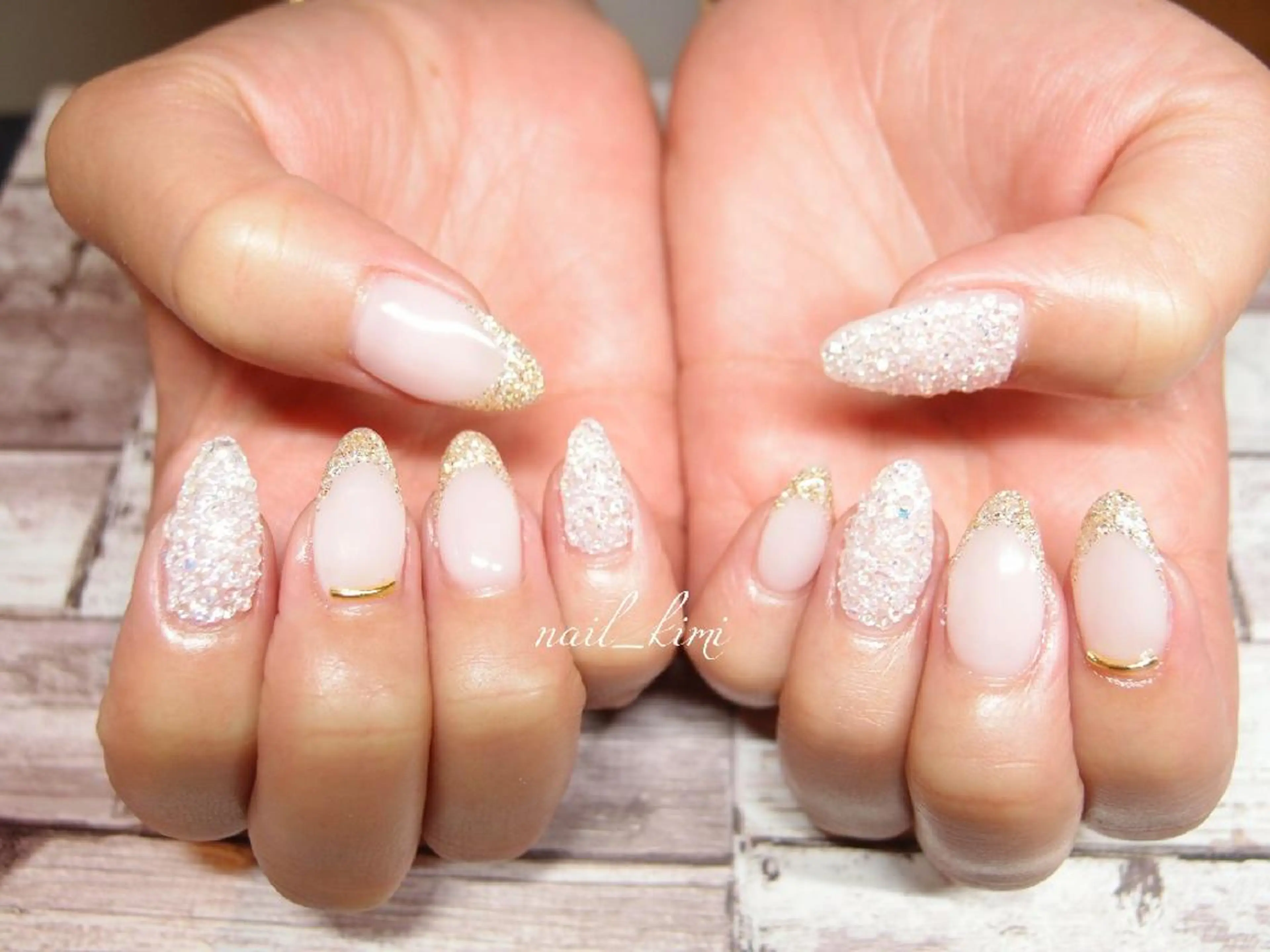 ネイル フレンチネイル ConneQt所属・ETHOSENSE. kimikaのネイルデザイン