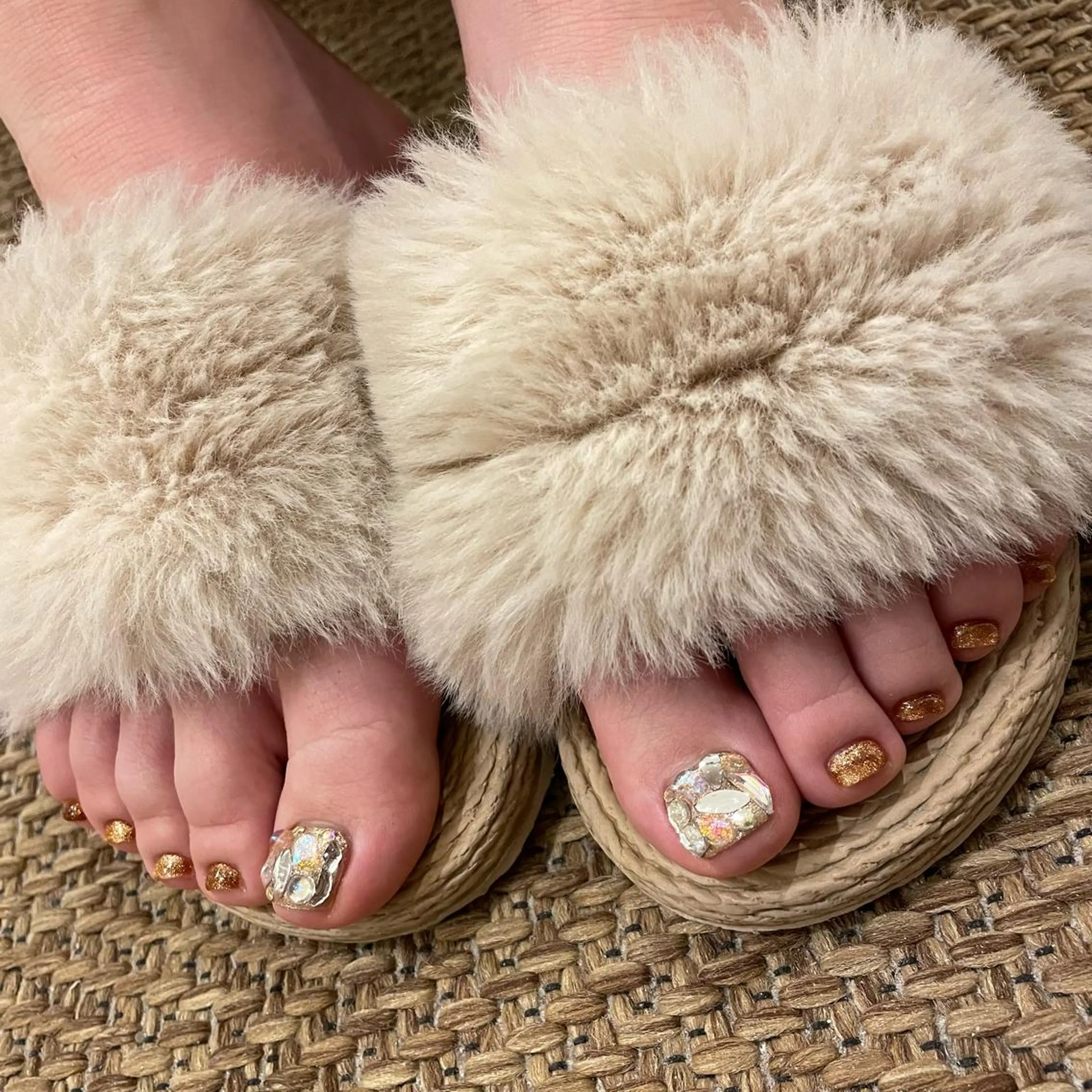 ネイル フットネイル マグネットネイル フットネイル bylaki_ haruka(K)のネイルデザイン