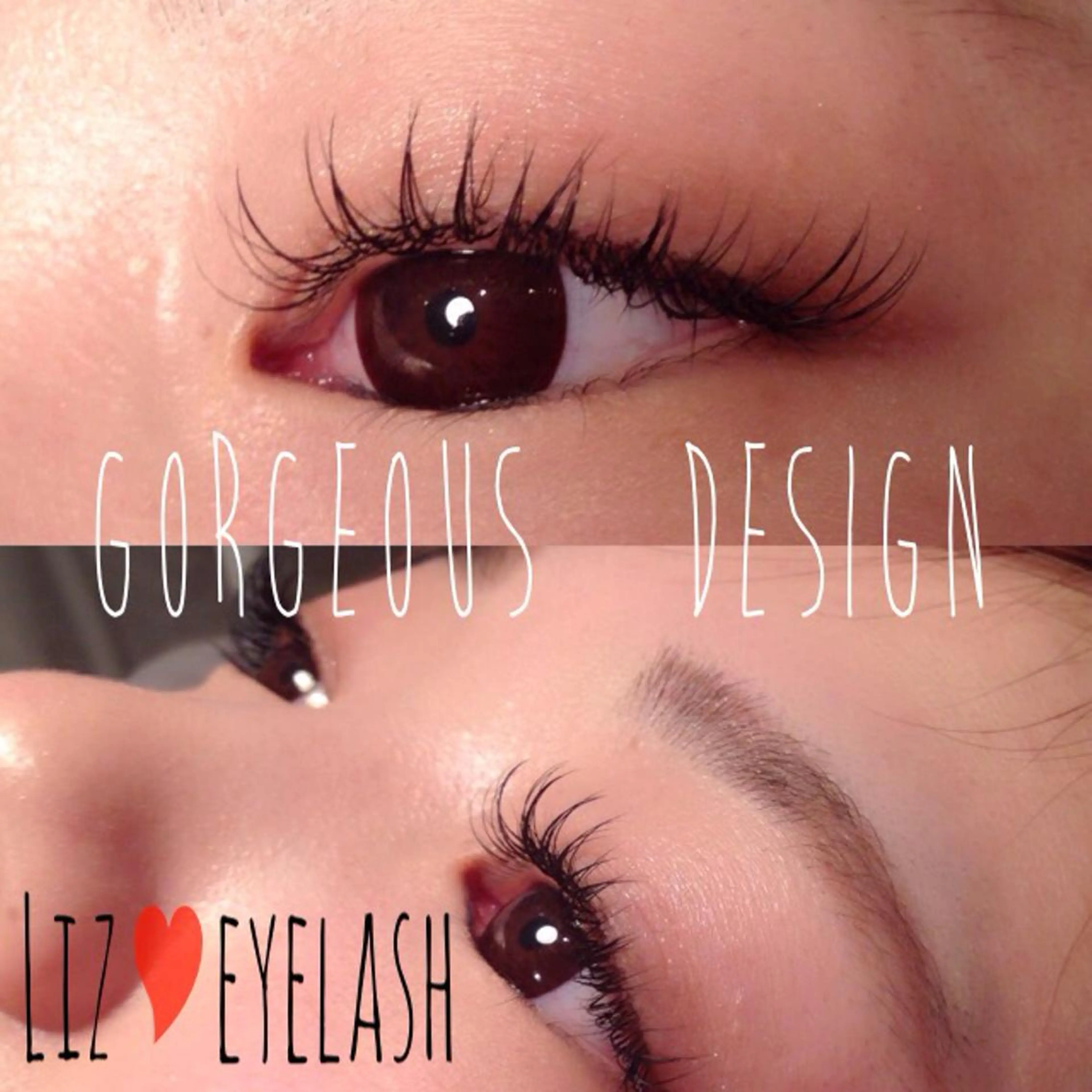 マツエク・マツパ Cカール Dカール 目尻長め マツエク nashira -ナシラ- 恵比寿のマツエク・マツパデザイン