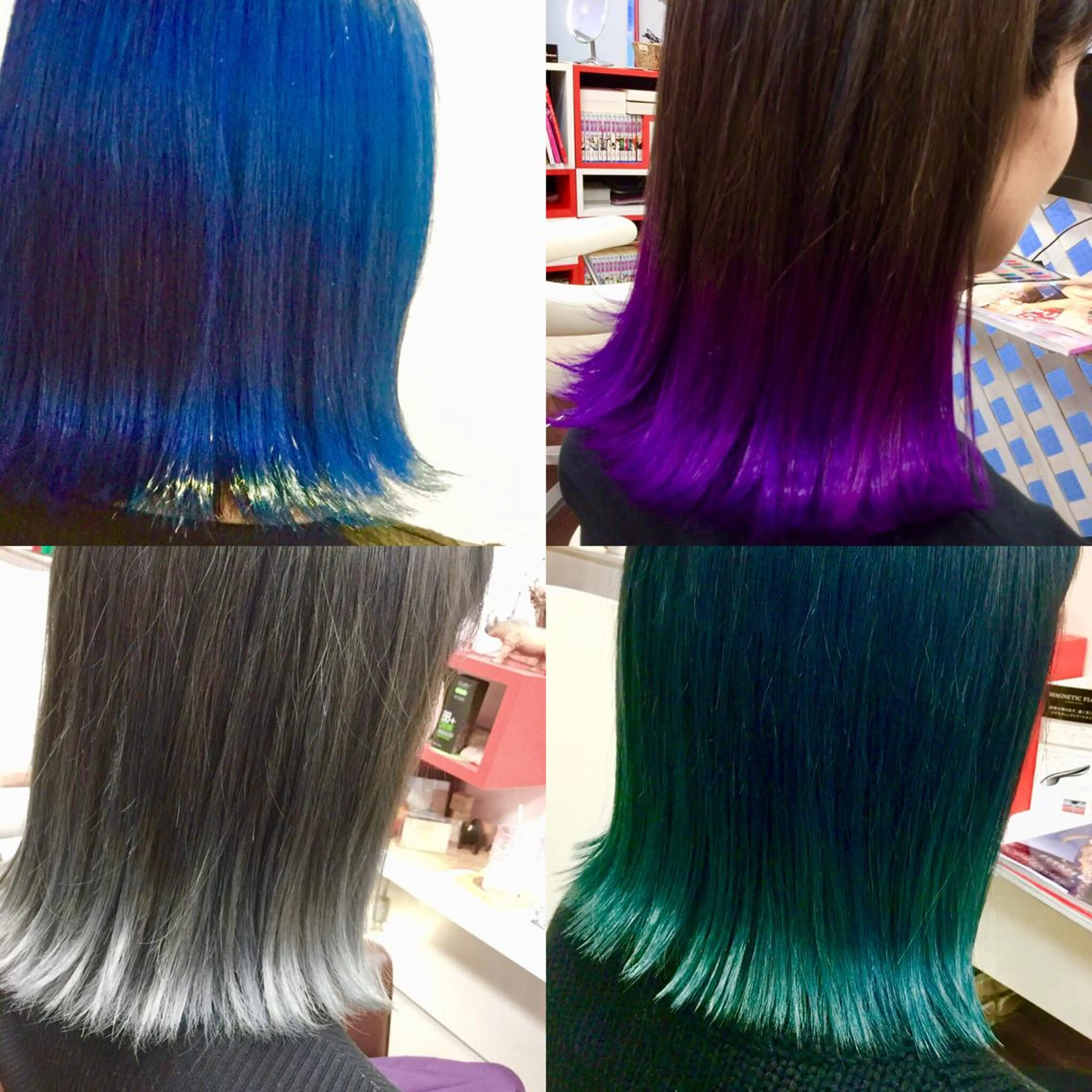 ミディアム カラー ブリーチ ヘアカラー 加藤 直樹のヘアスタイル