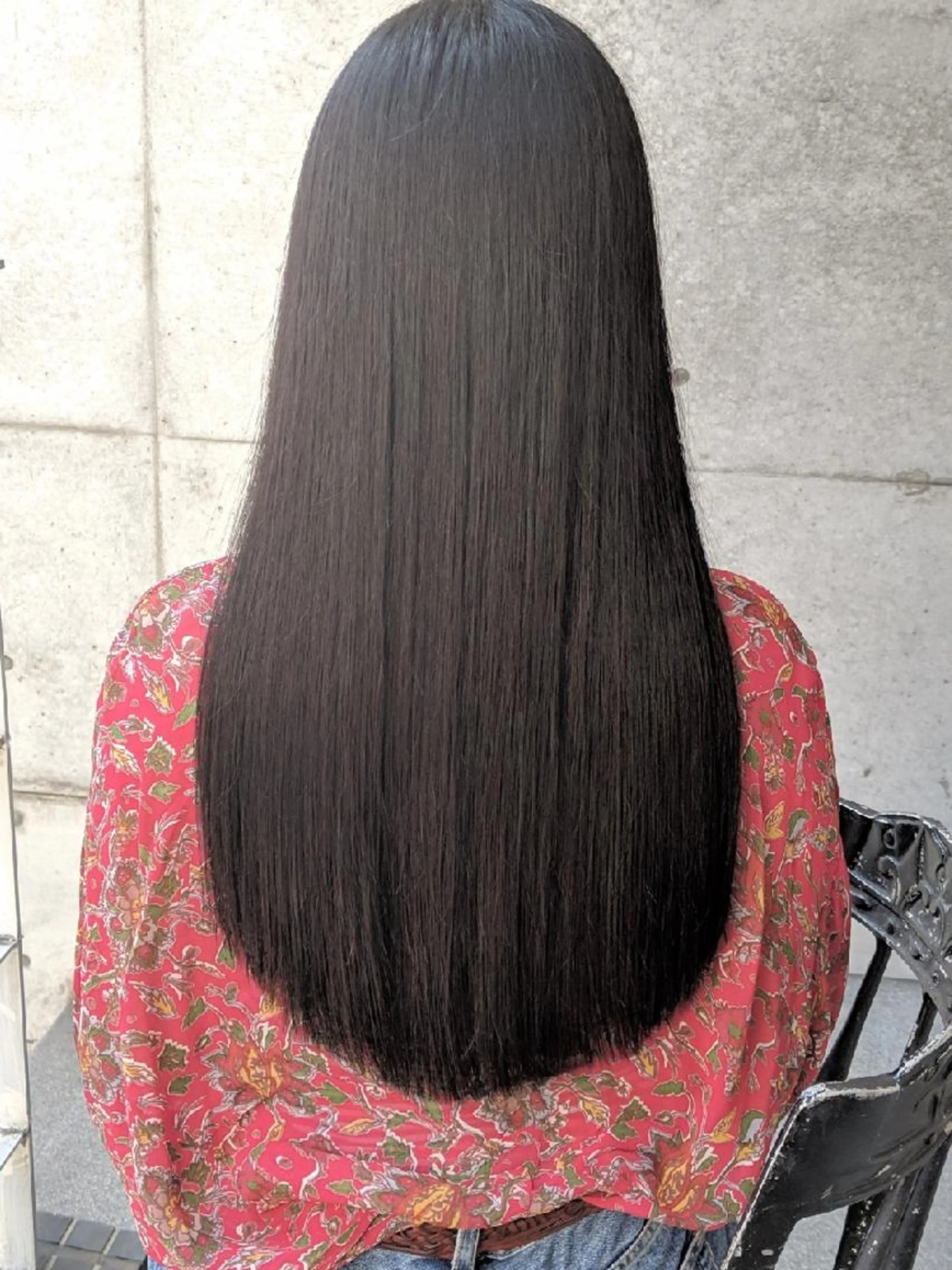 カット + 縮毛矯正 + treatmentの写真