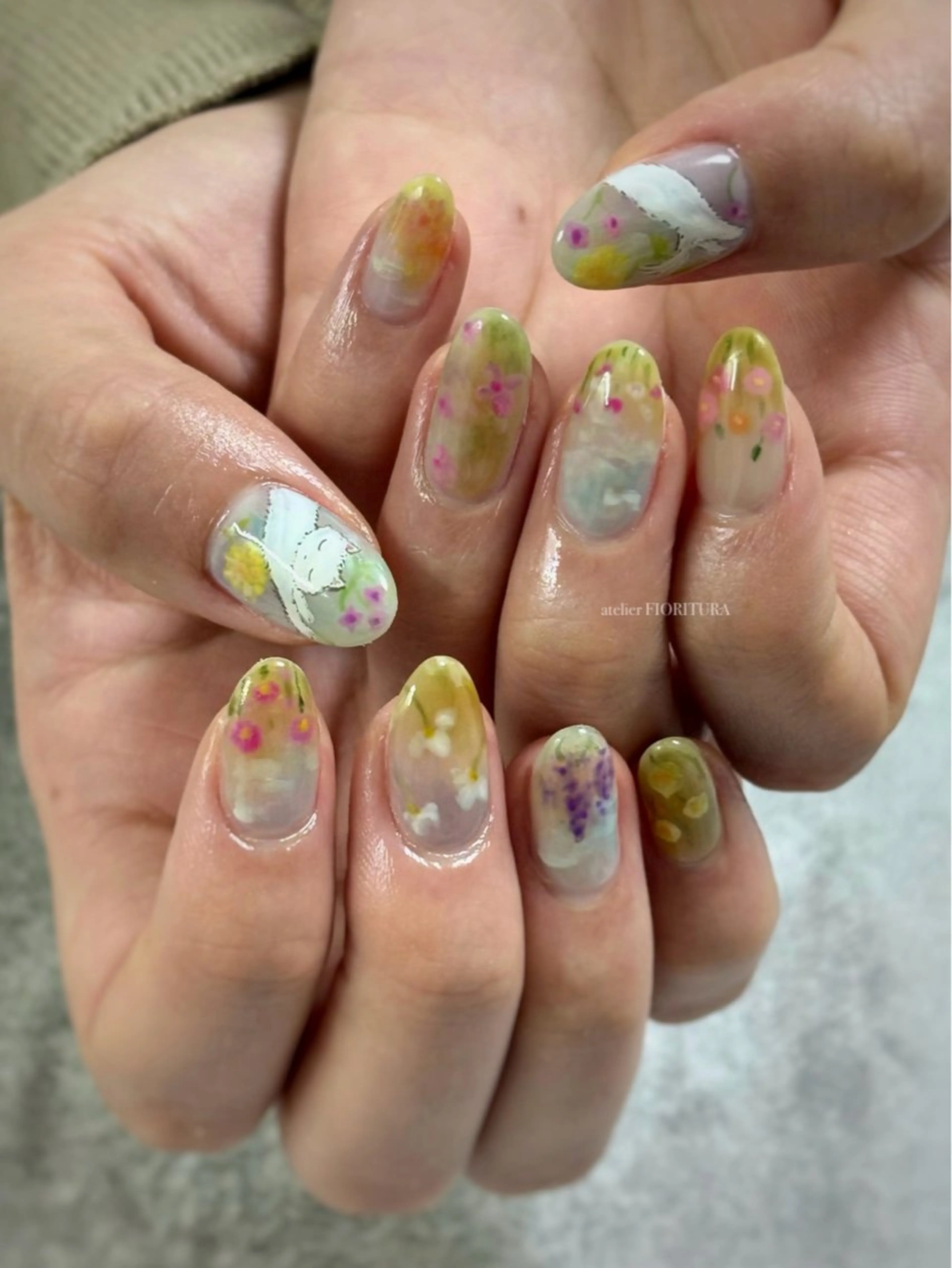 ネイル ハンドネイル FIORITURA Maikoのネイルデザイン