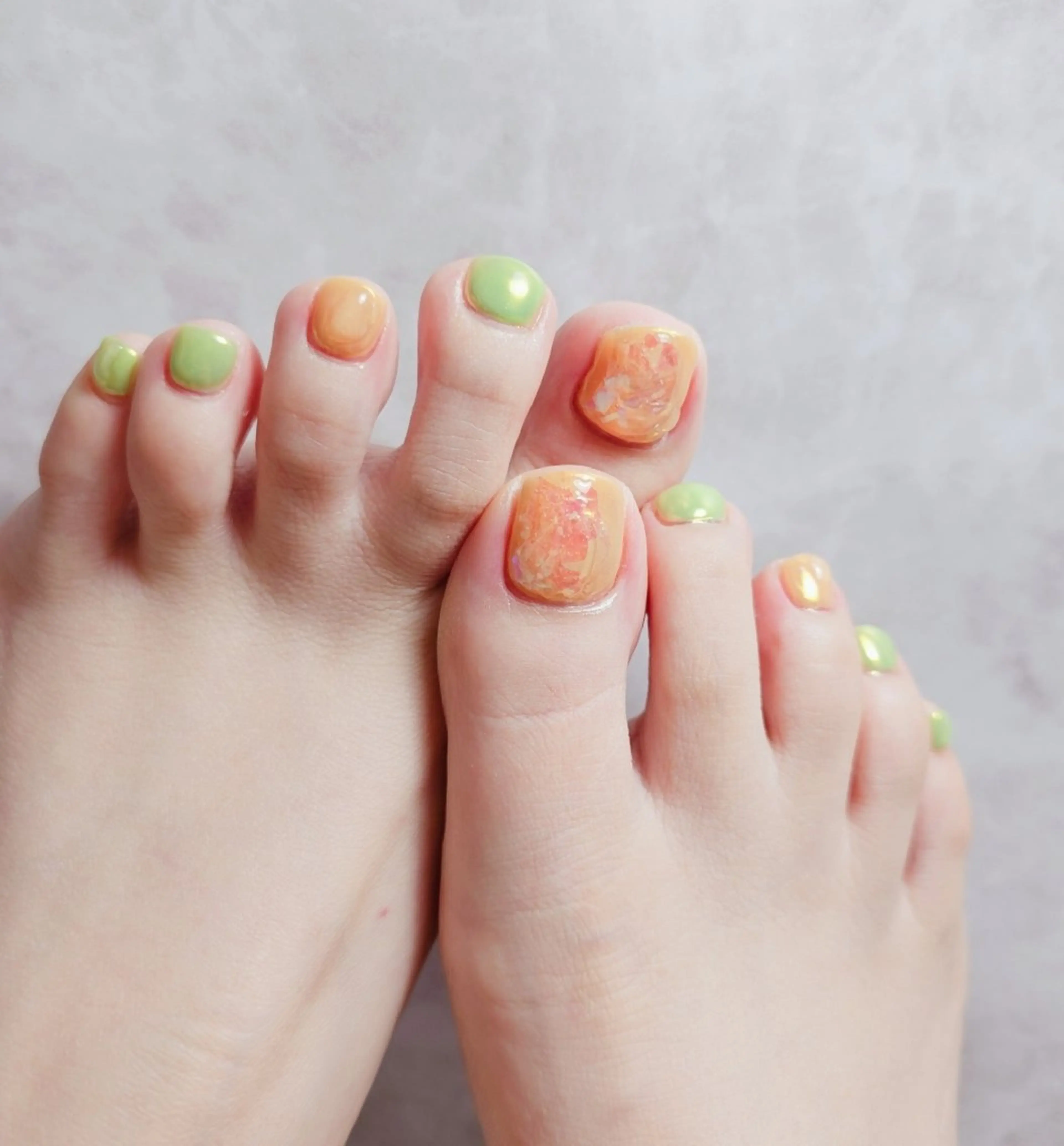 ネイル フットネイル パステルネイル Chika  Nail MIRAIのネイルデザイン