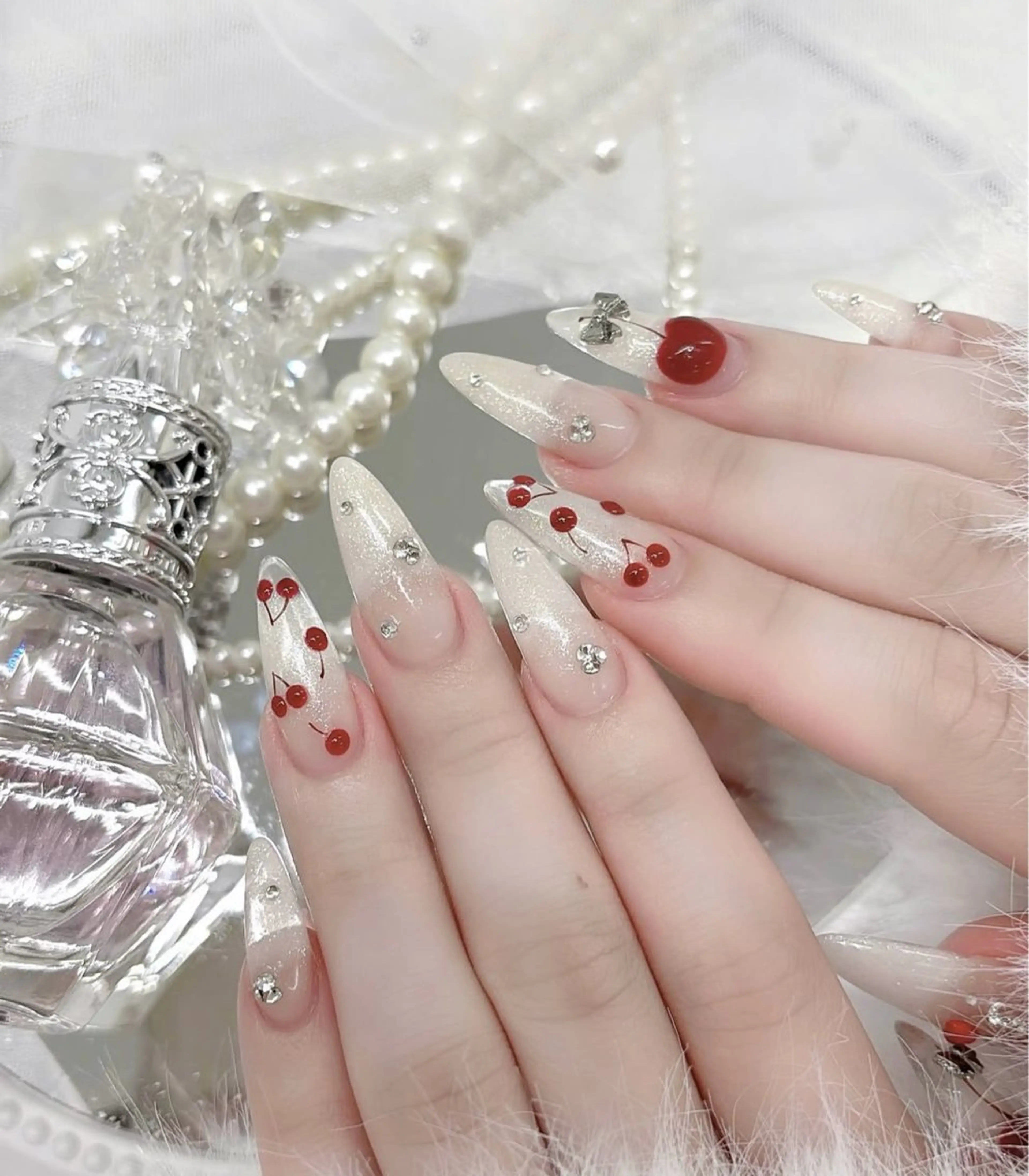 ネイル 韓国ネイル 持ち込み ニュアンスネイル ネイルチップ ハンドネイル TABI ANA.CHUOのネイルデザイン