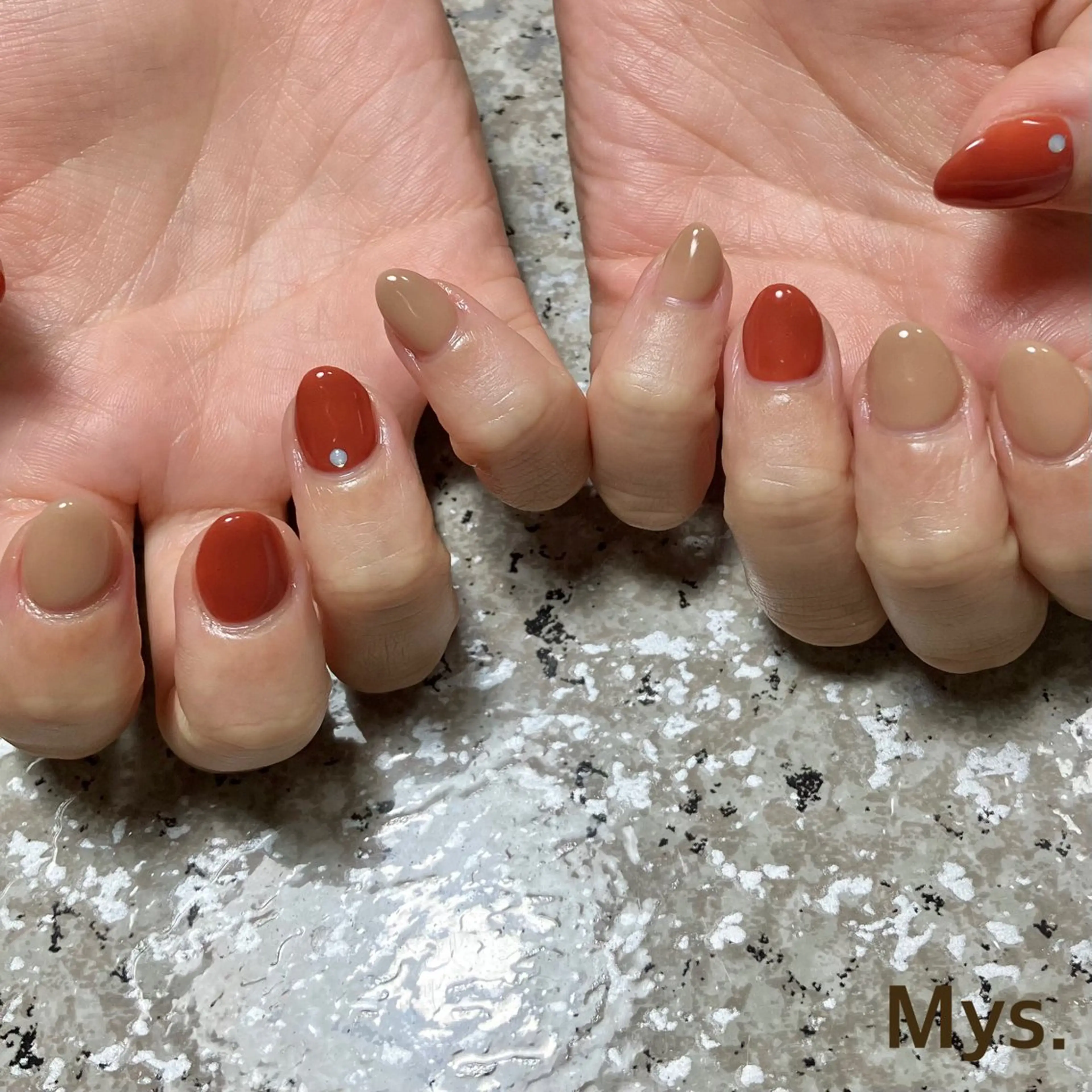 ネイル ハンドネイル Mys. 三上紗紀のネイルデザイン