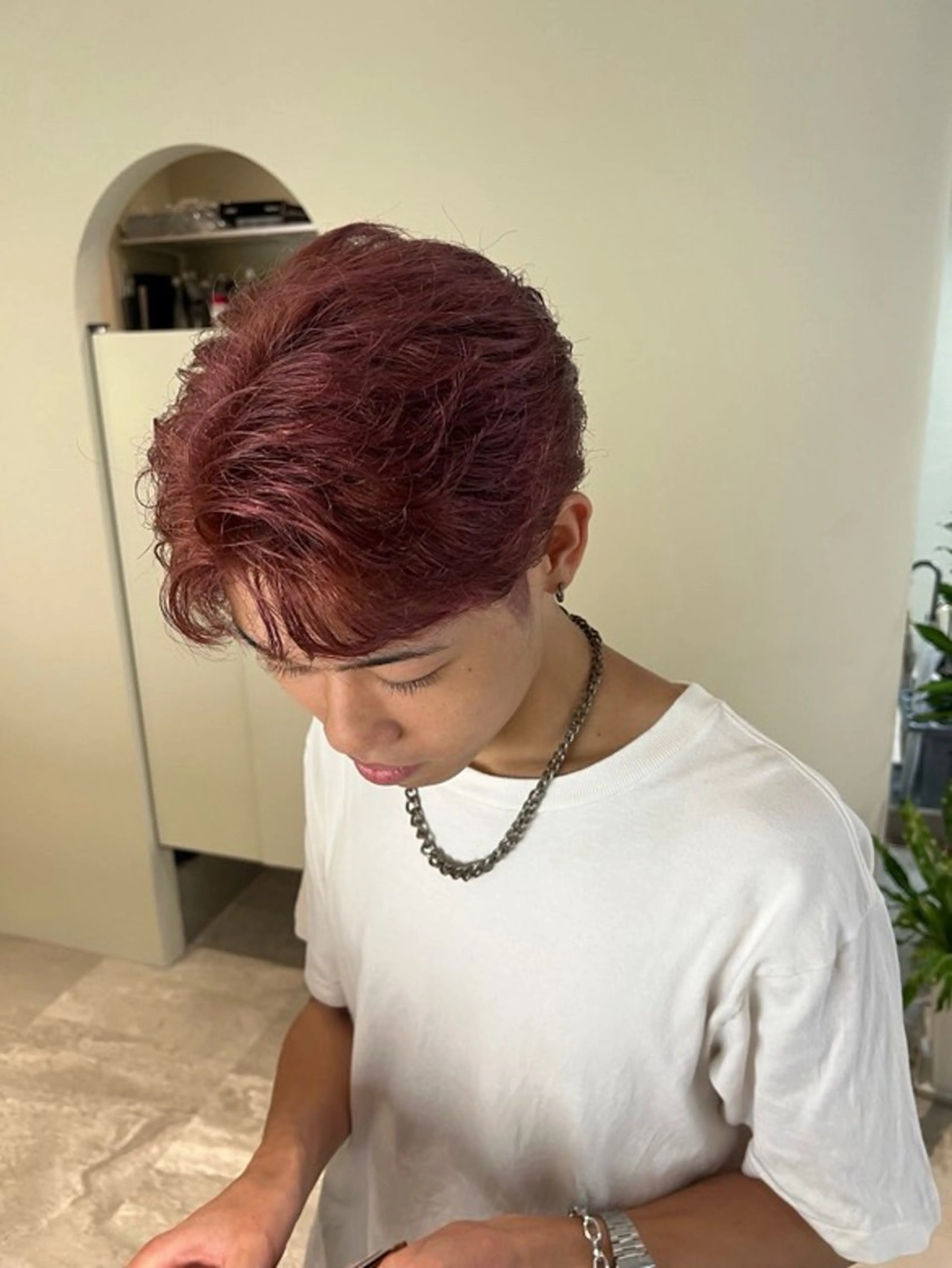 ダブルカラー【耳まで】＋炭酸スパ＋トリートメント✂️の写真