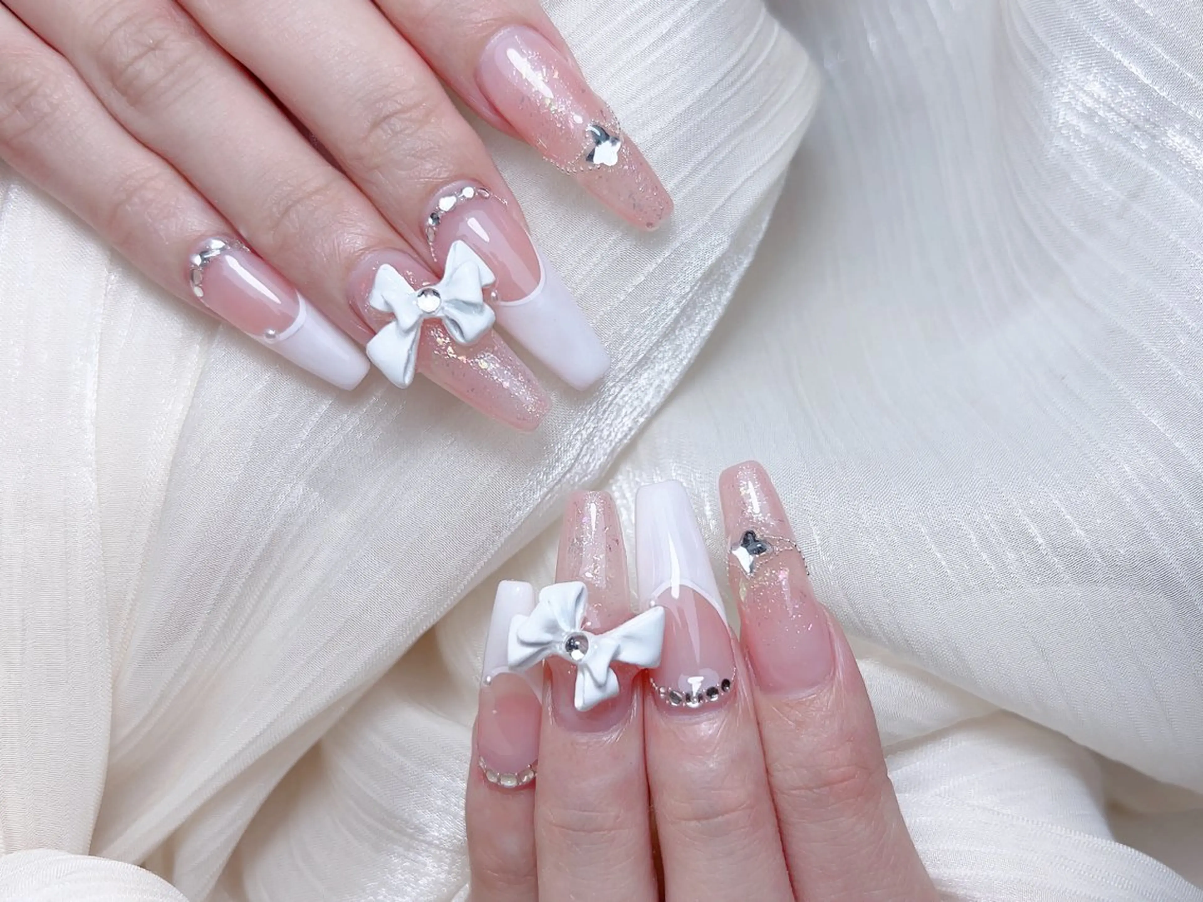 ネイル ハンドネイル M🌷nail 長さだし専門店のネイルデザイン