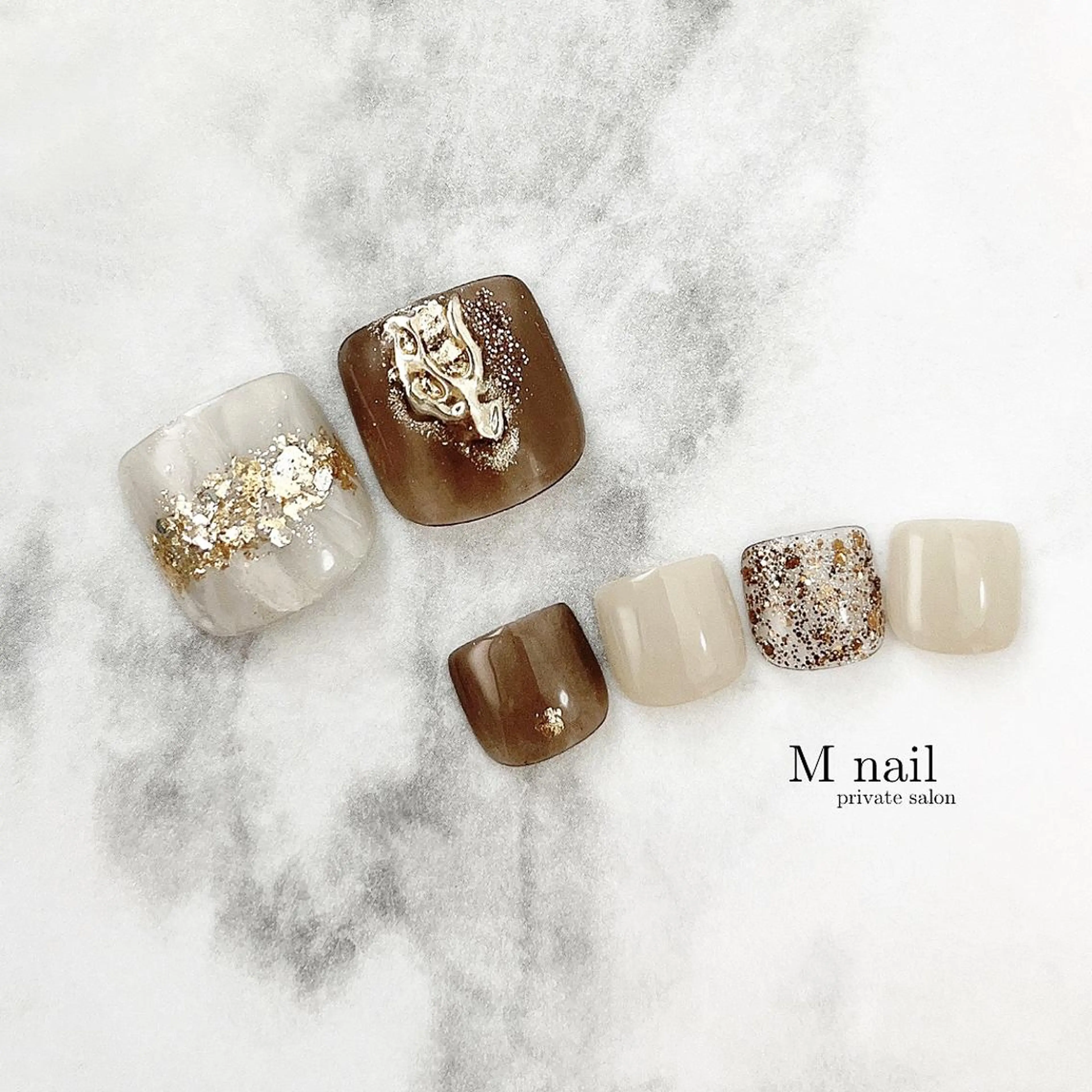 ネイル フットネイル M　nail所属・M nailのネイルデザイン
