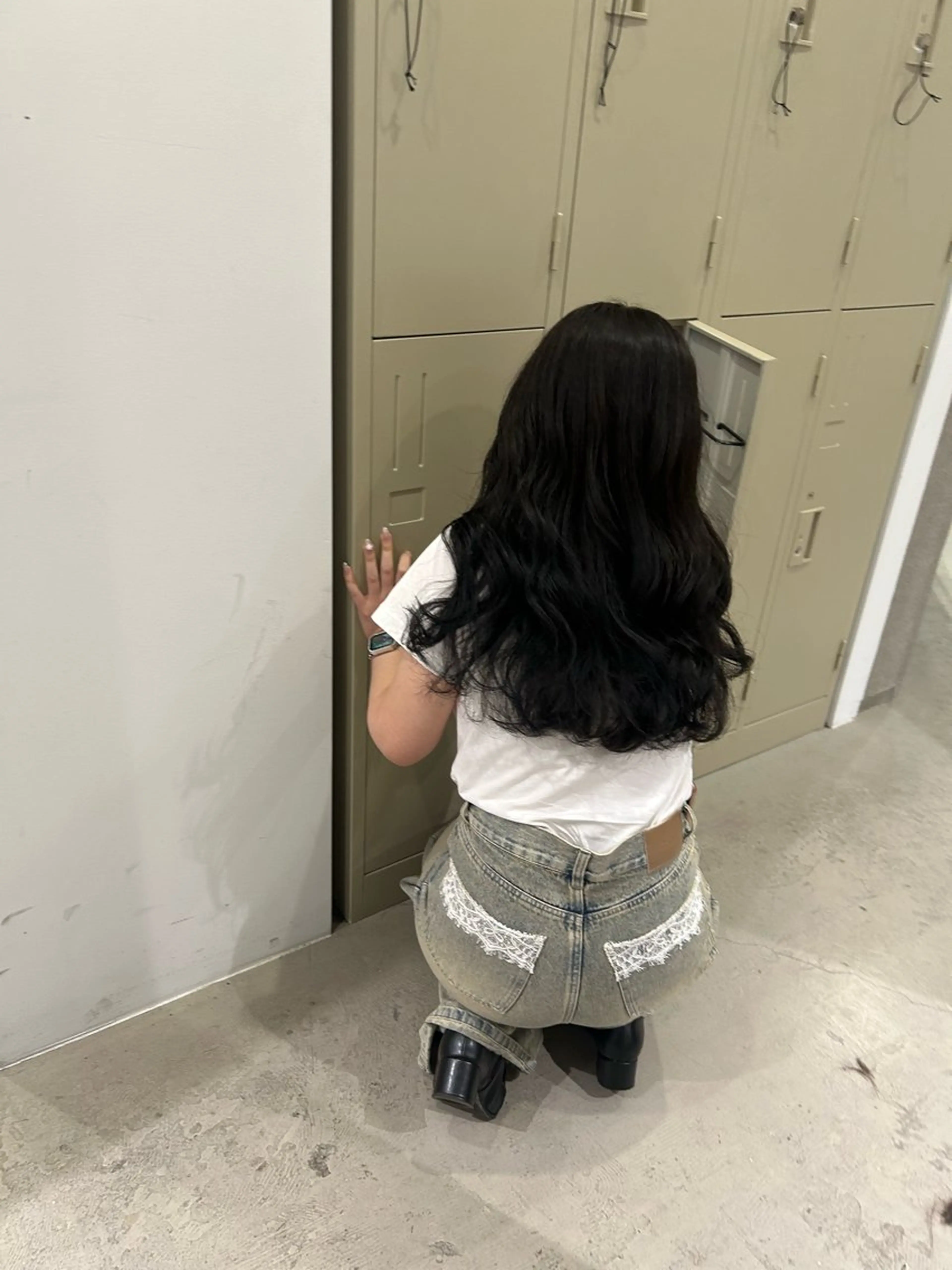 ロング カラー 戸田 望月のヘアスタイル