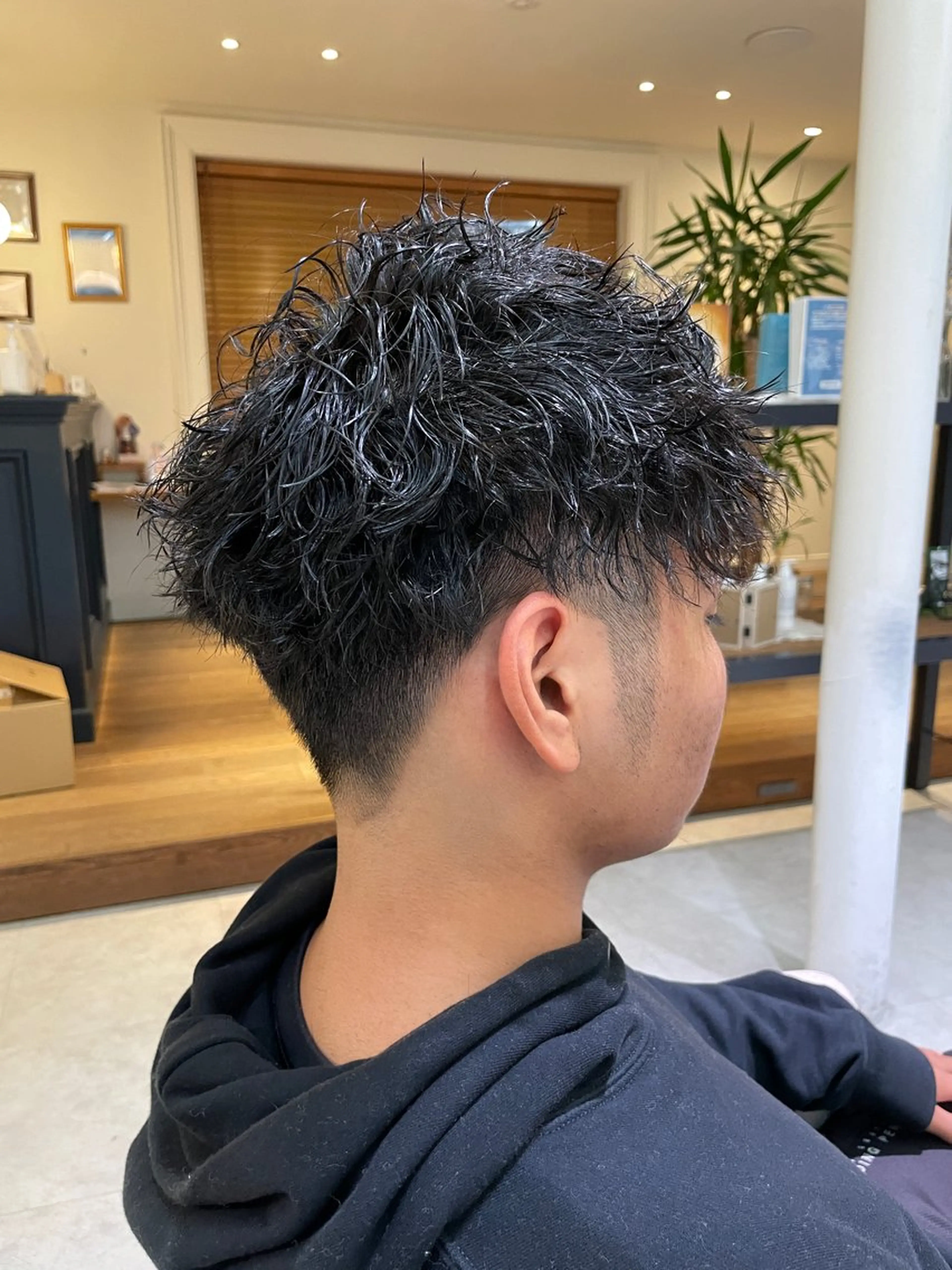 パーマ メンズ カット パーマ Tanaka Aoiのヘアスタイル