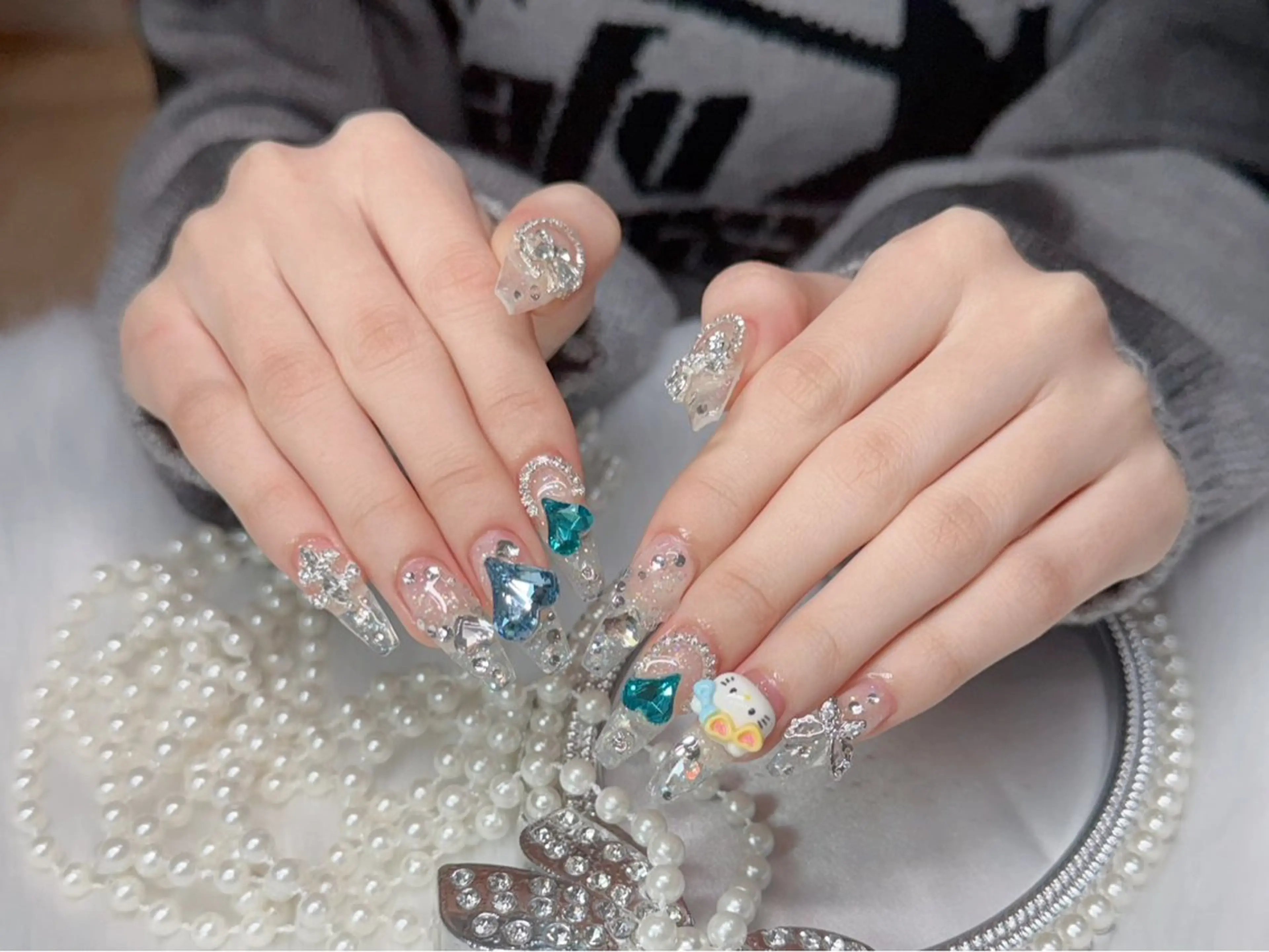 ロング ロング MIYU nail リナのネイルデザイン