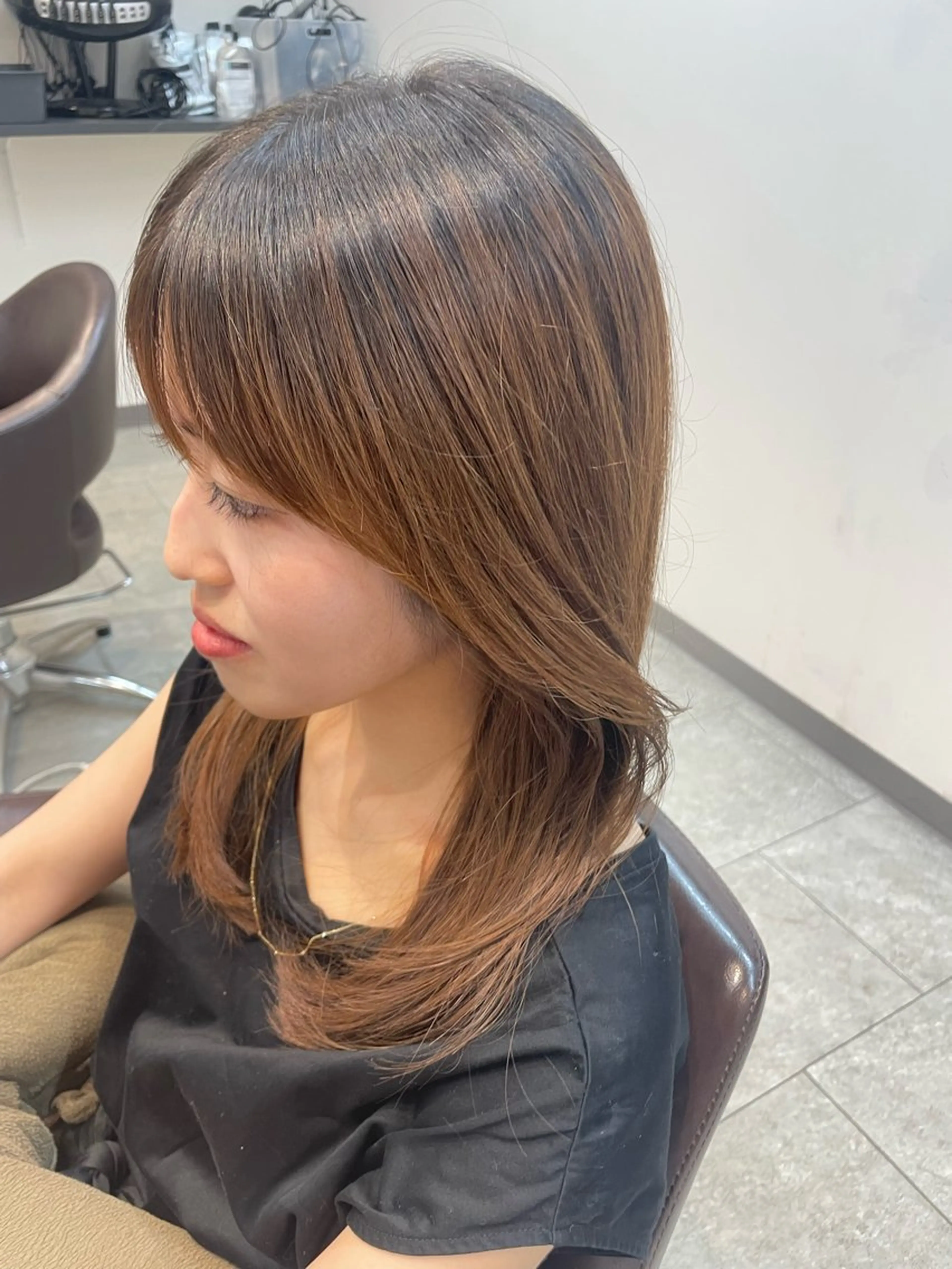 ミディアム neaf【六本木】所属・愛され/ミディアム 六本木/佐藤ゆり🎀のヘアスタイル