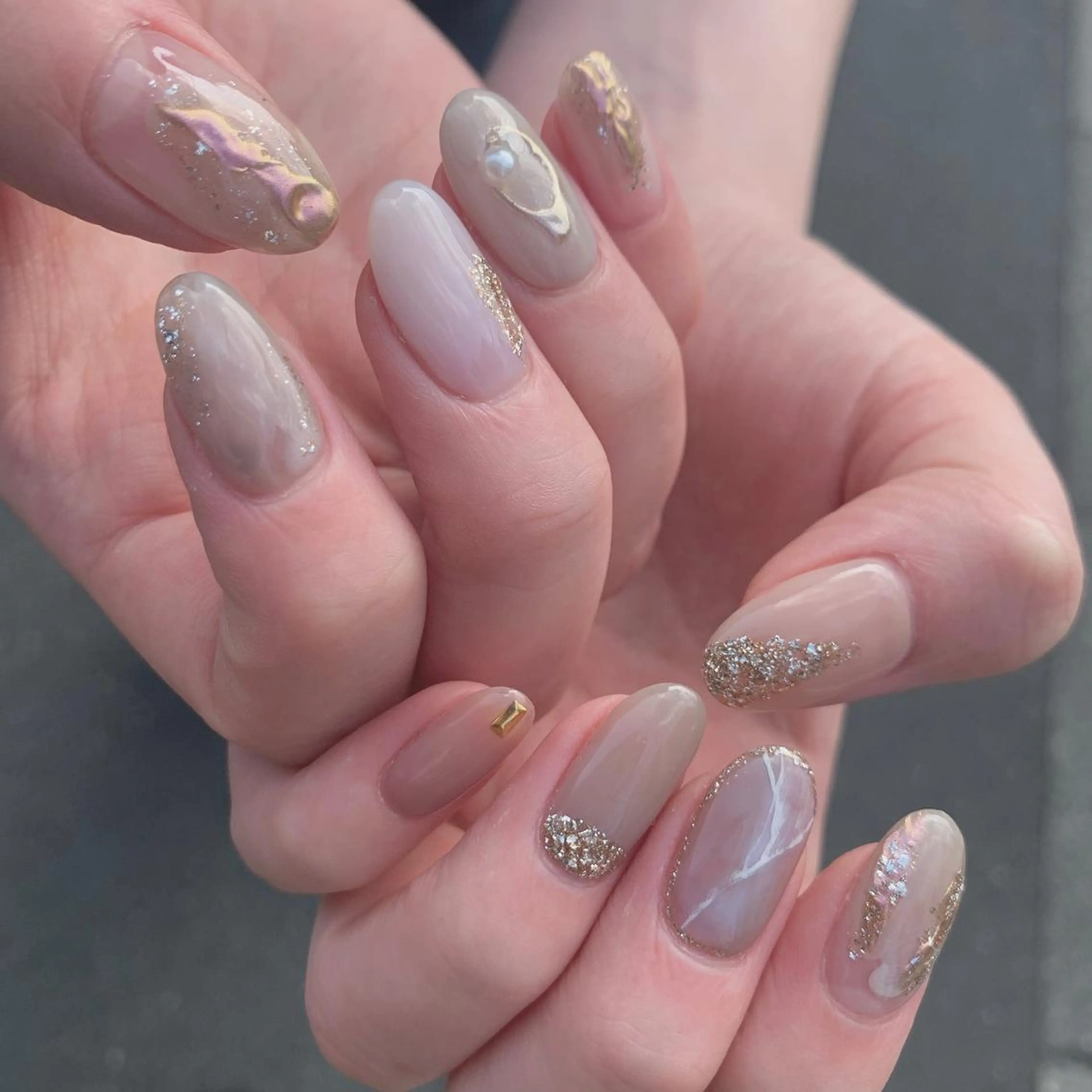 ショート カラー パーマ ヘアアレンジ メンズ キッズ ネイル マツエク・マツパ feey ⁑erinaのネイルデザイン