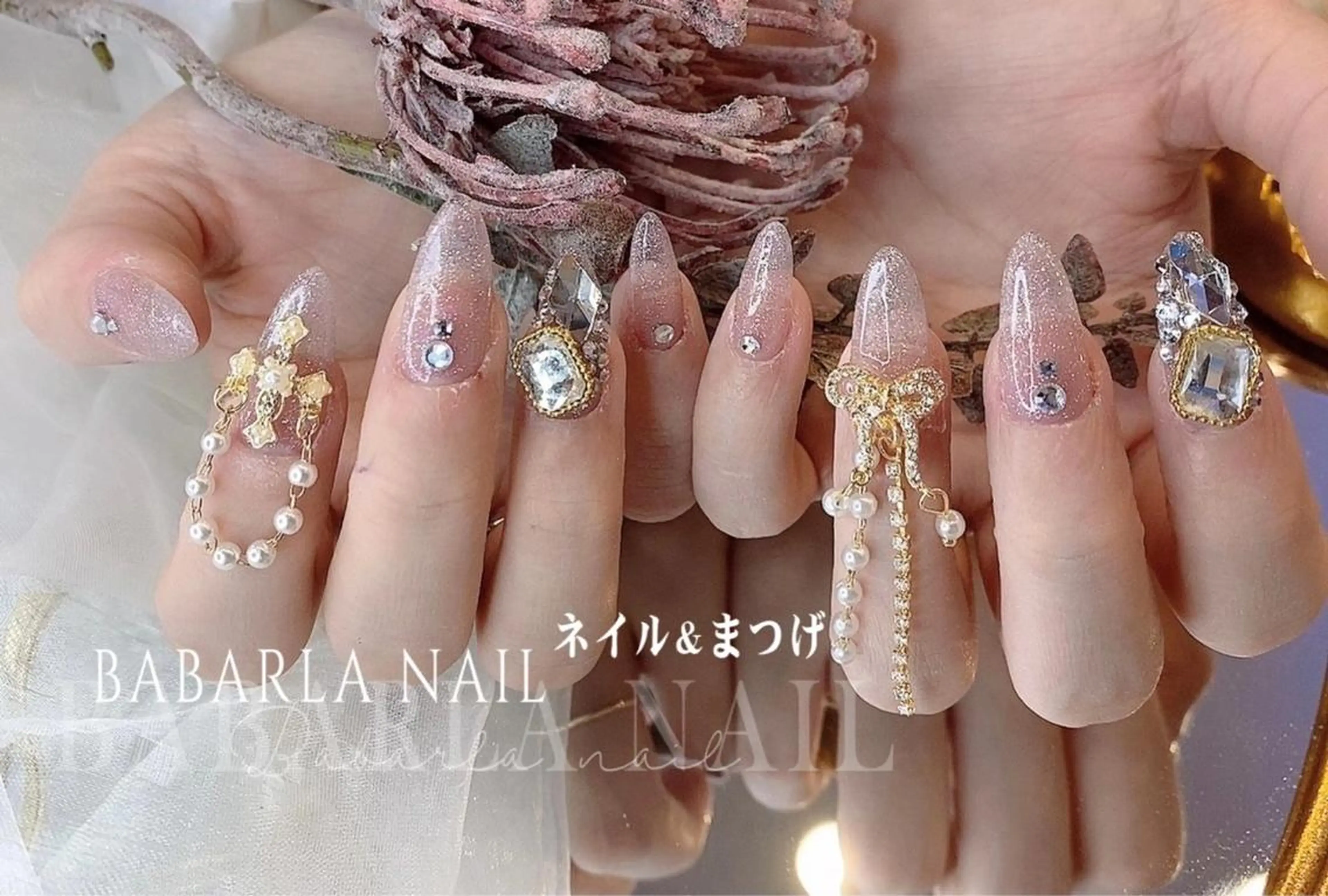 ネイル ラメ(グリッター) Babarla nailのネイルデザイン