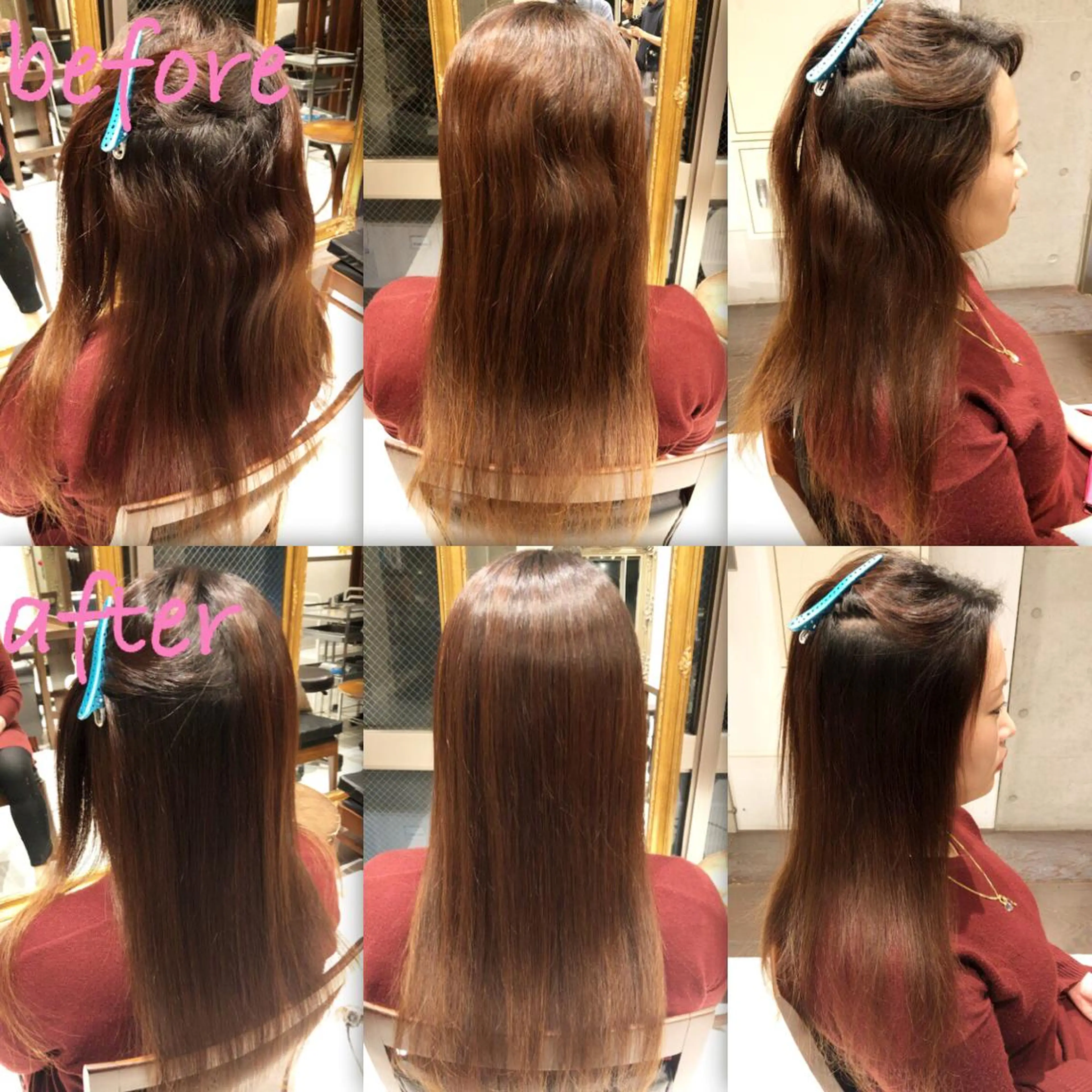 ロング パーマ ストレートパーマ ブリーチ縮毛矯正/ デサキ ショウヘイのヘアスタイル