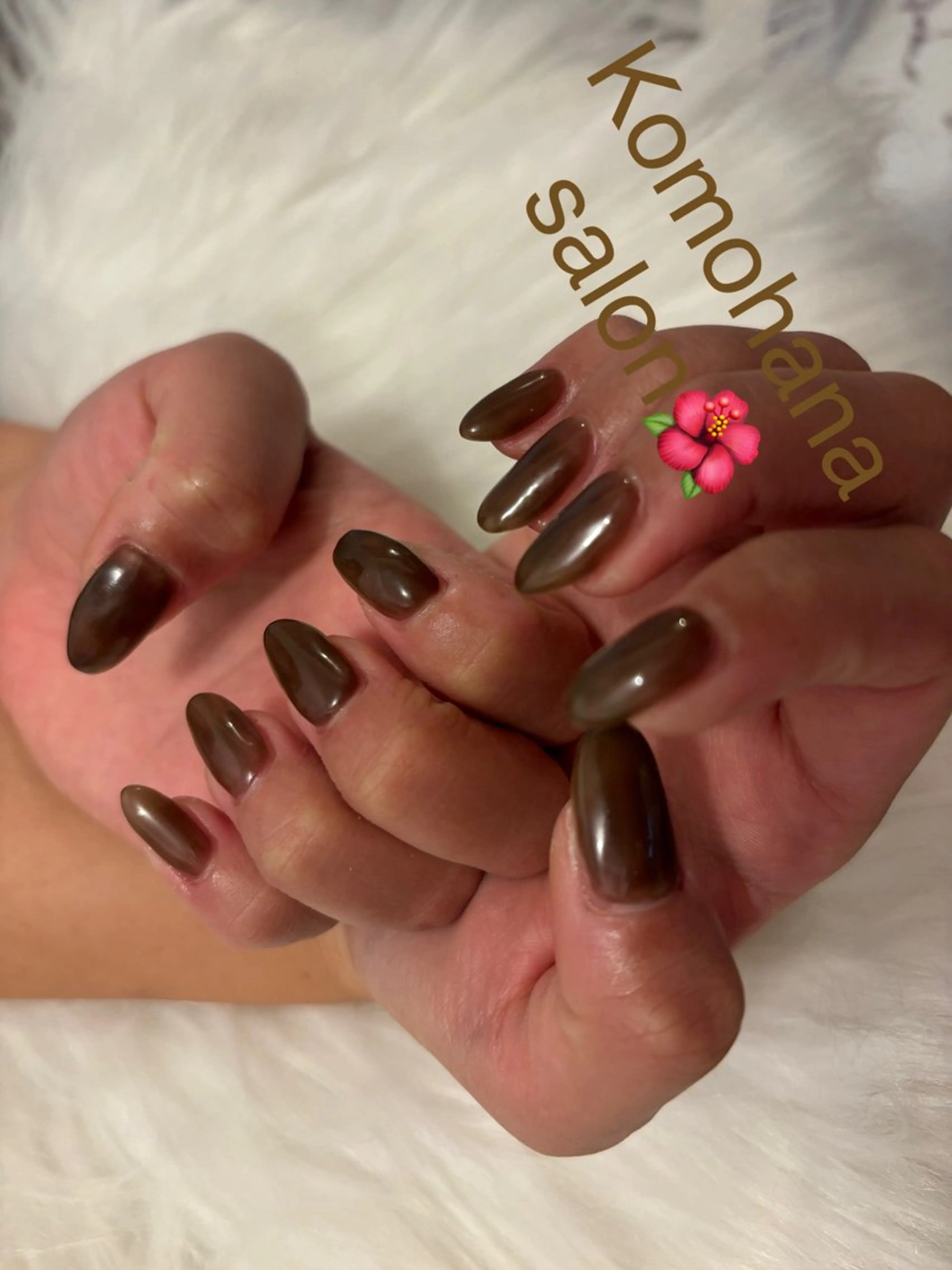 ネイル ワンカラーネイル komohana salon🌺のネイルデザイン