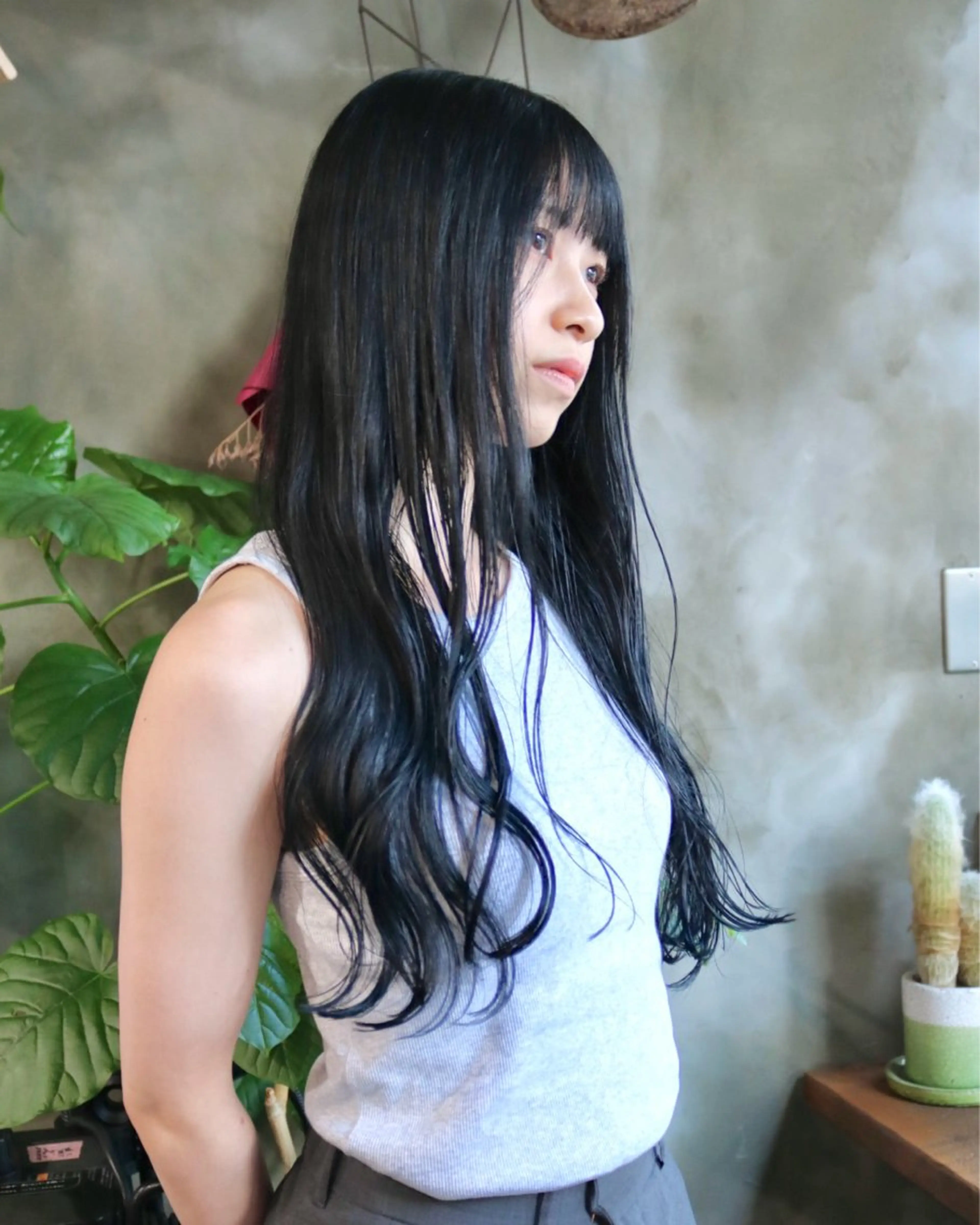 ロング カラー カット ヘアカラー トリートメント 木村陸弥 似合わせ 透明感カラー🌿のヘアスタイル