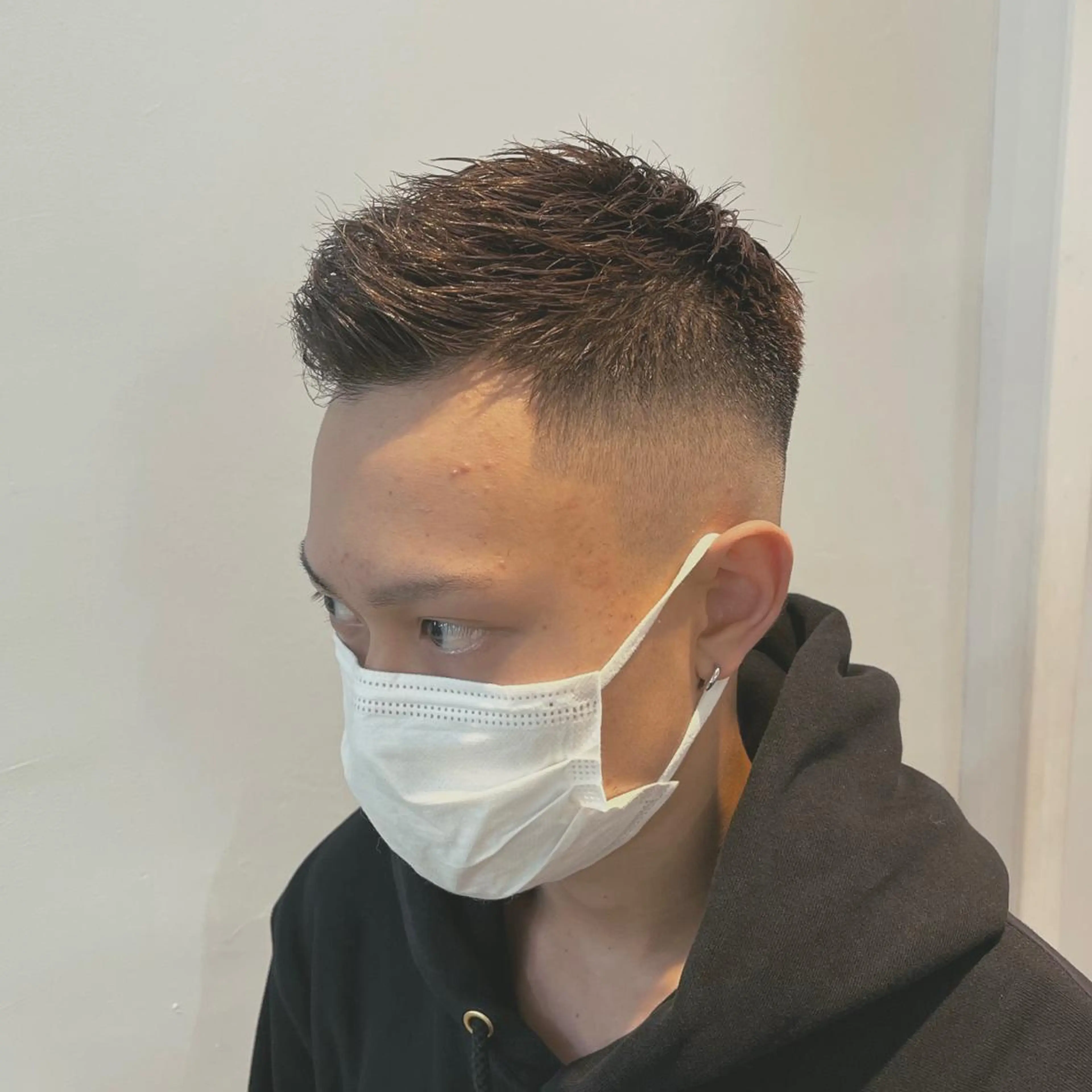 ショート メンズ フェードカット スキンフェード 立川/メンズパーマ 厚進太郎のヘアスタイル