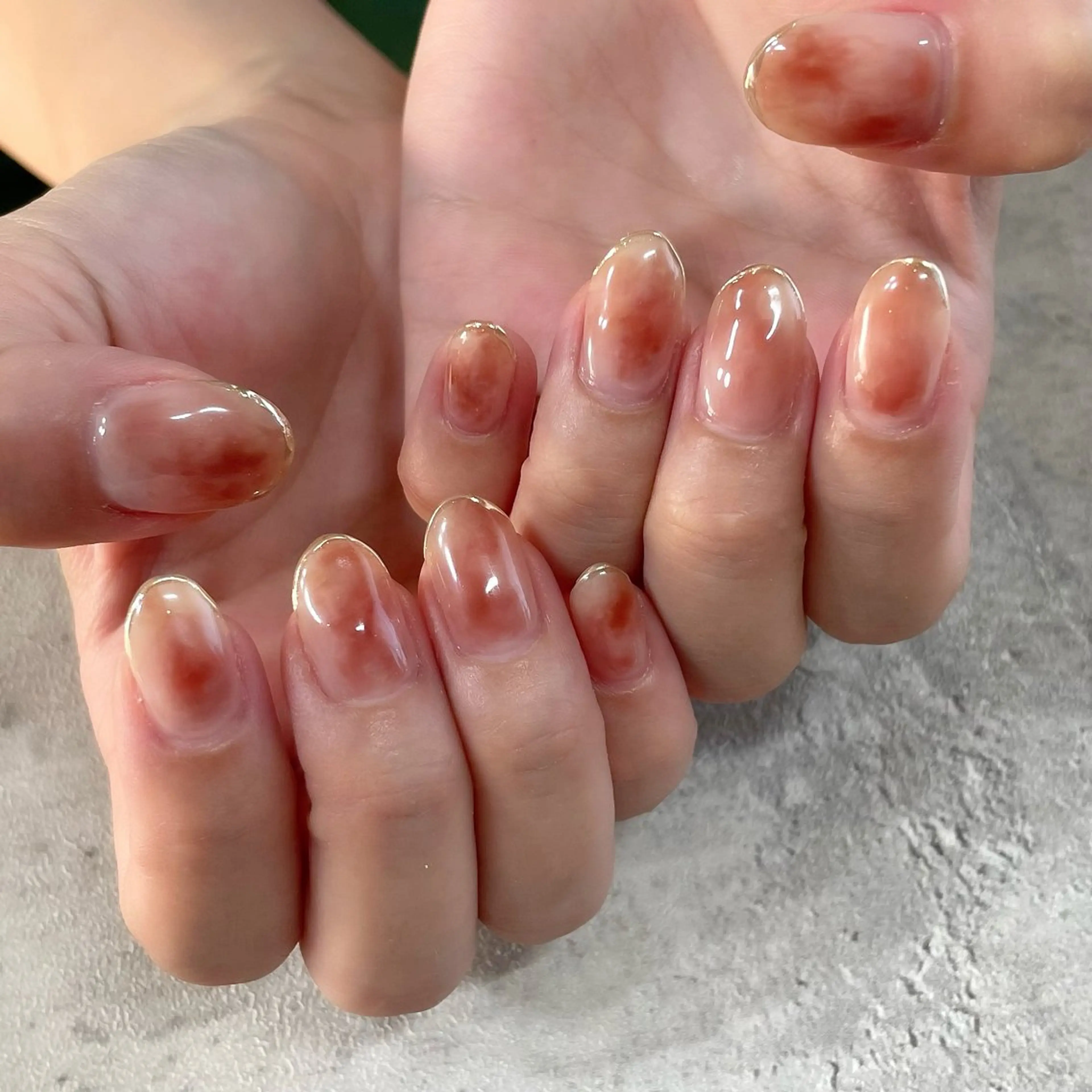 ネイル ジェルネイル 東 千夏のネイルデザイン