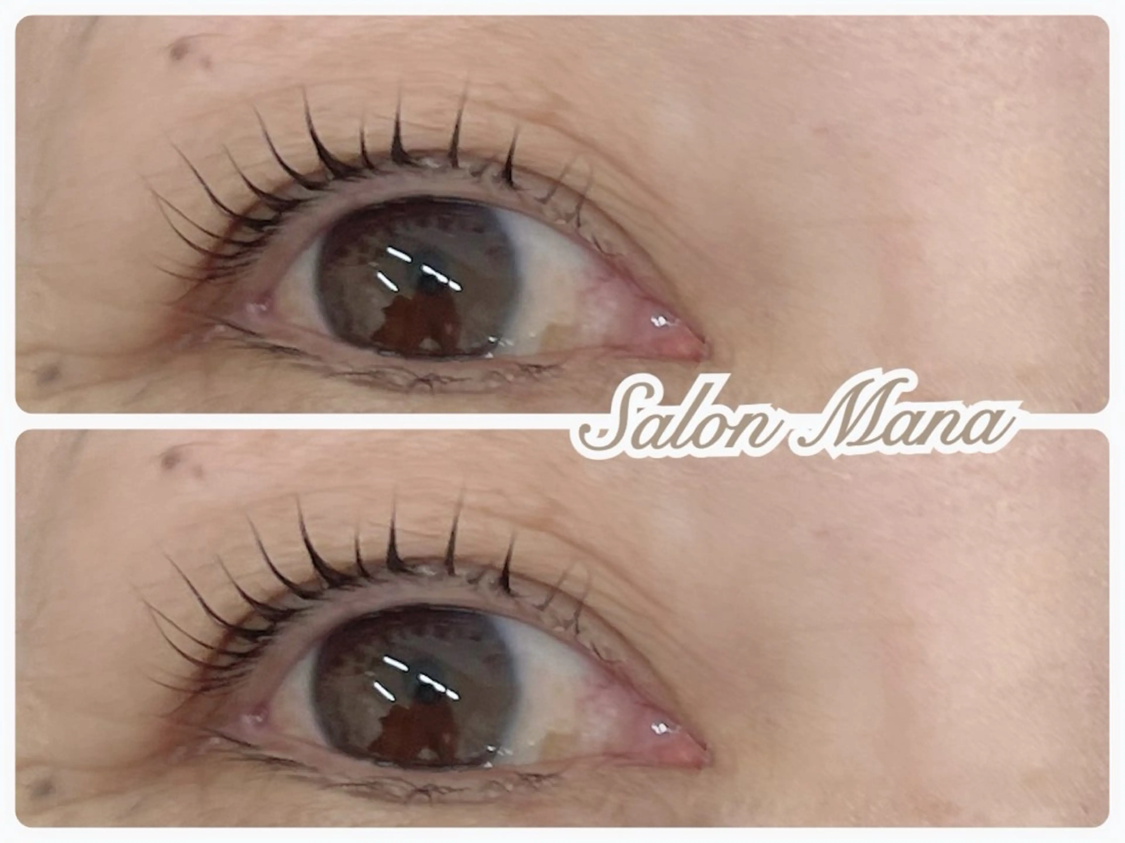 マツエク・マツパ ナチュラル 一重×まつ毛パーマ Salon Mana✨三貴のマツエク・マツパデザイン