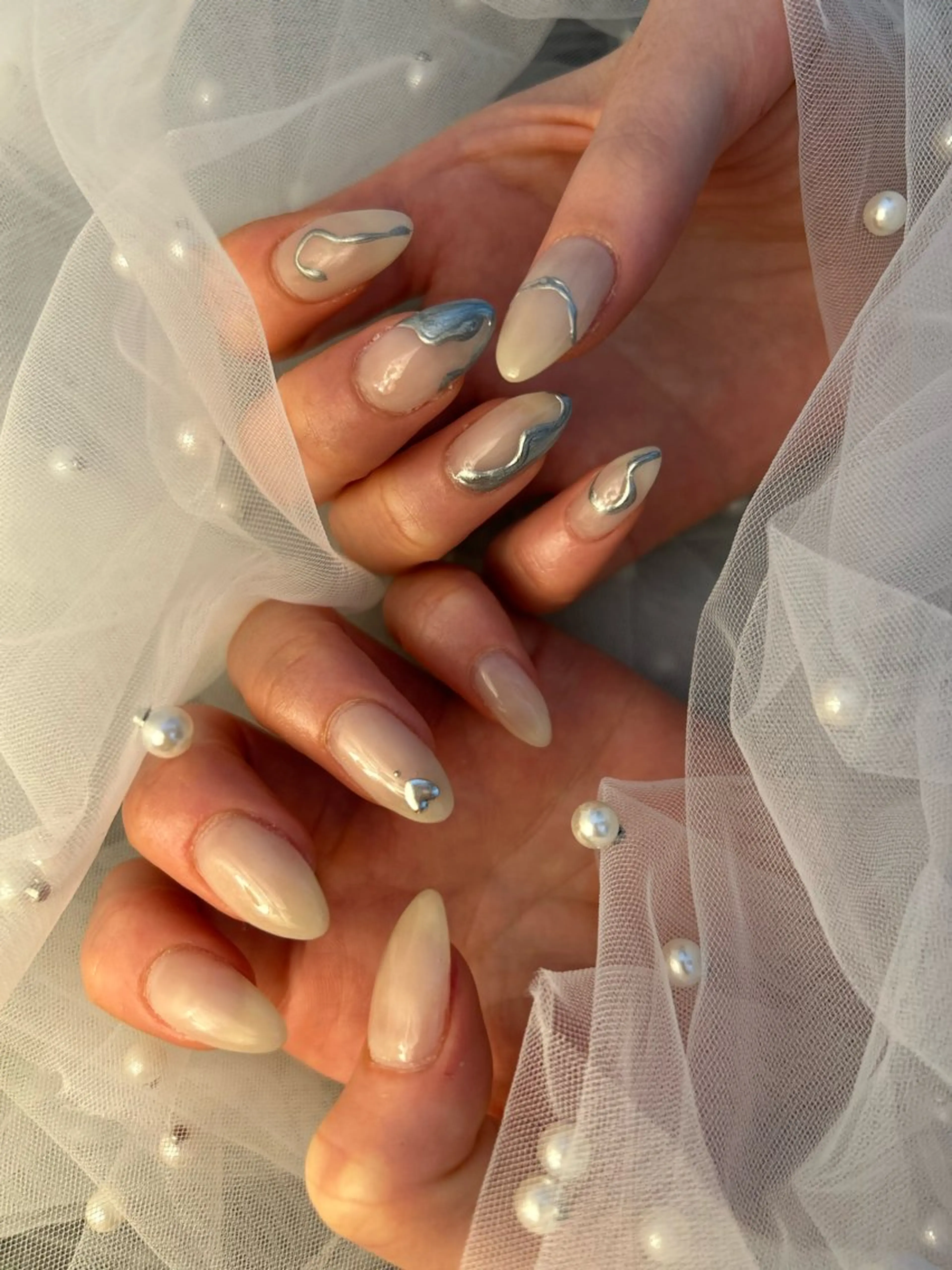 ネイル ハンドネイル フットネイル ✴︎ Delightのネイルデザイン