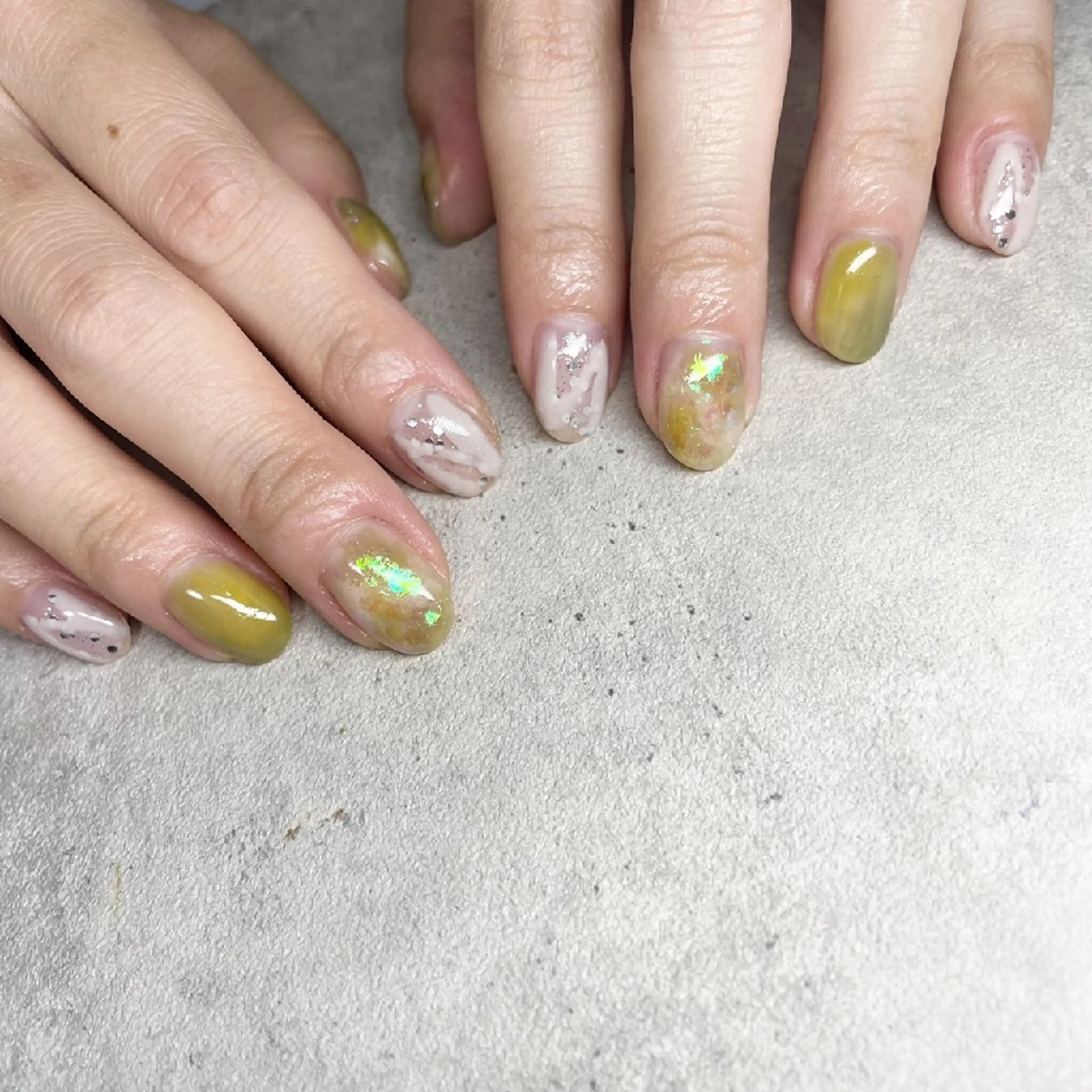 ネイル サメ猫 マーヤのネイルデザイン