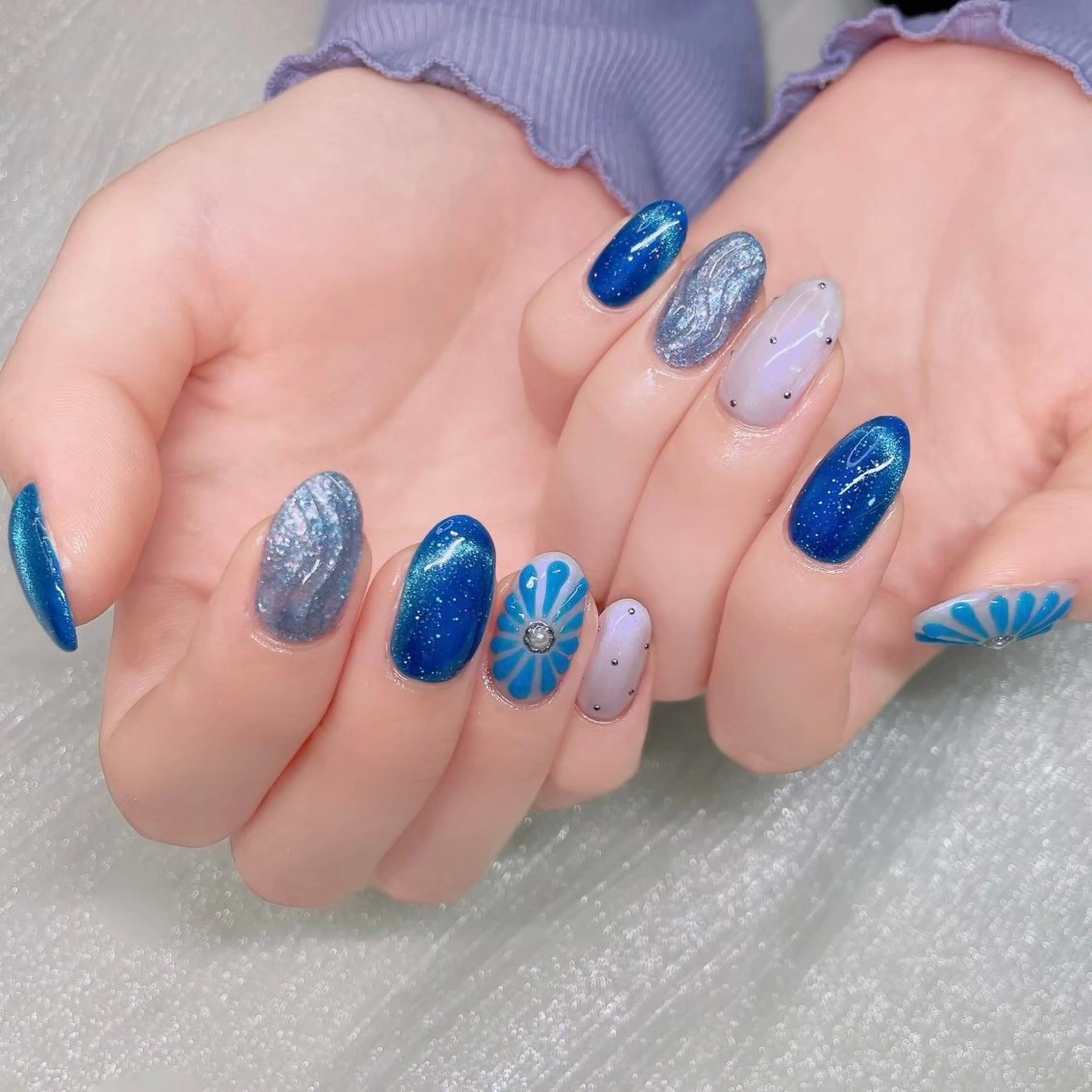 ネイル 長さ出し ハンドネイル Nailist SUZU所属・Nailist suzuのネイルデザイン