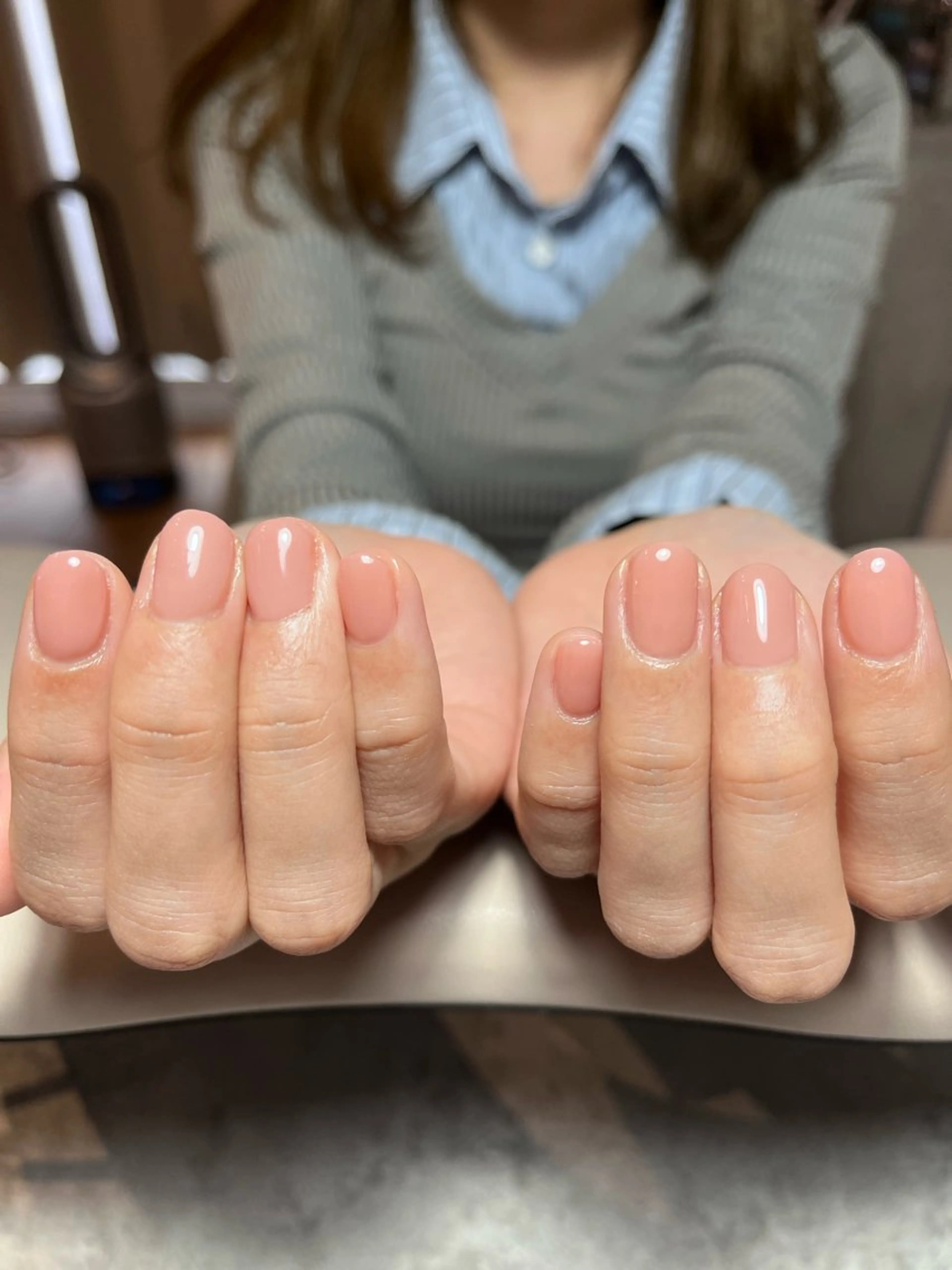 ネイル Kazane長さだし フィルイン持ち込みのネイルデザイン