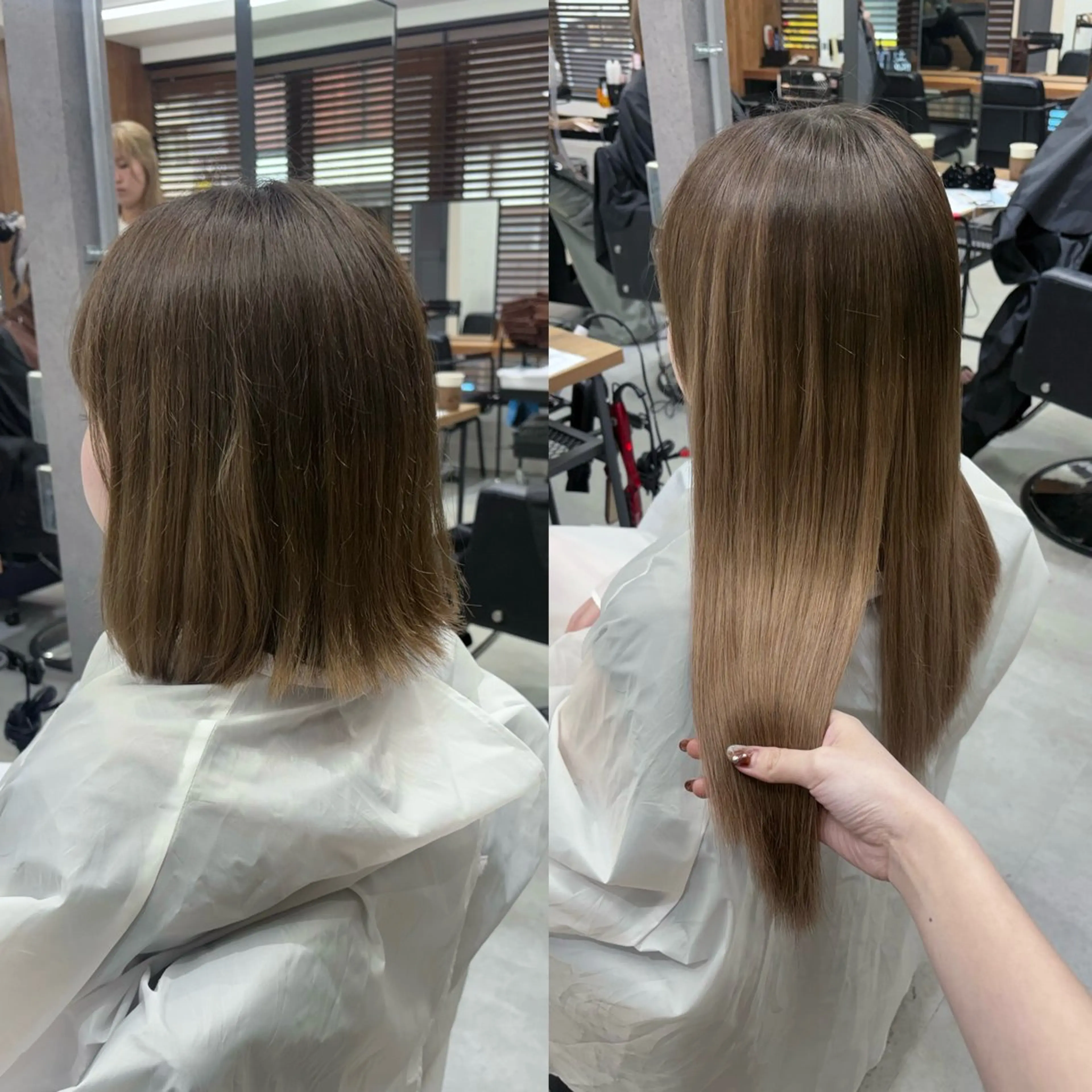 ロング ボブ エクステ エクステ ENA💗NEXT /ハイトーンエクステのヘアスタイル