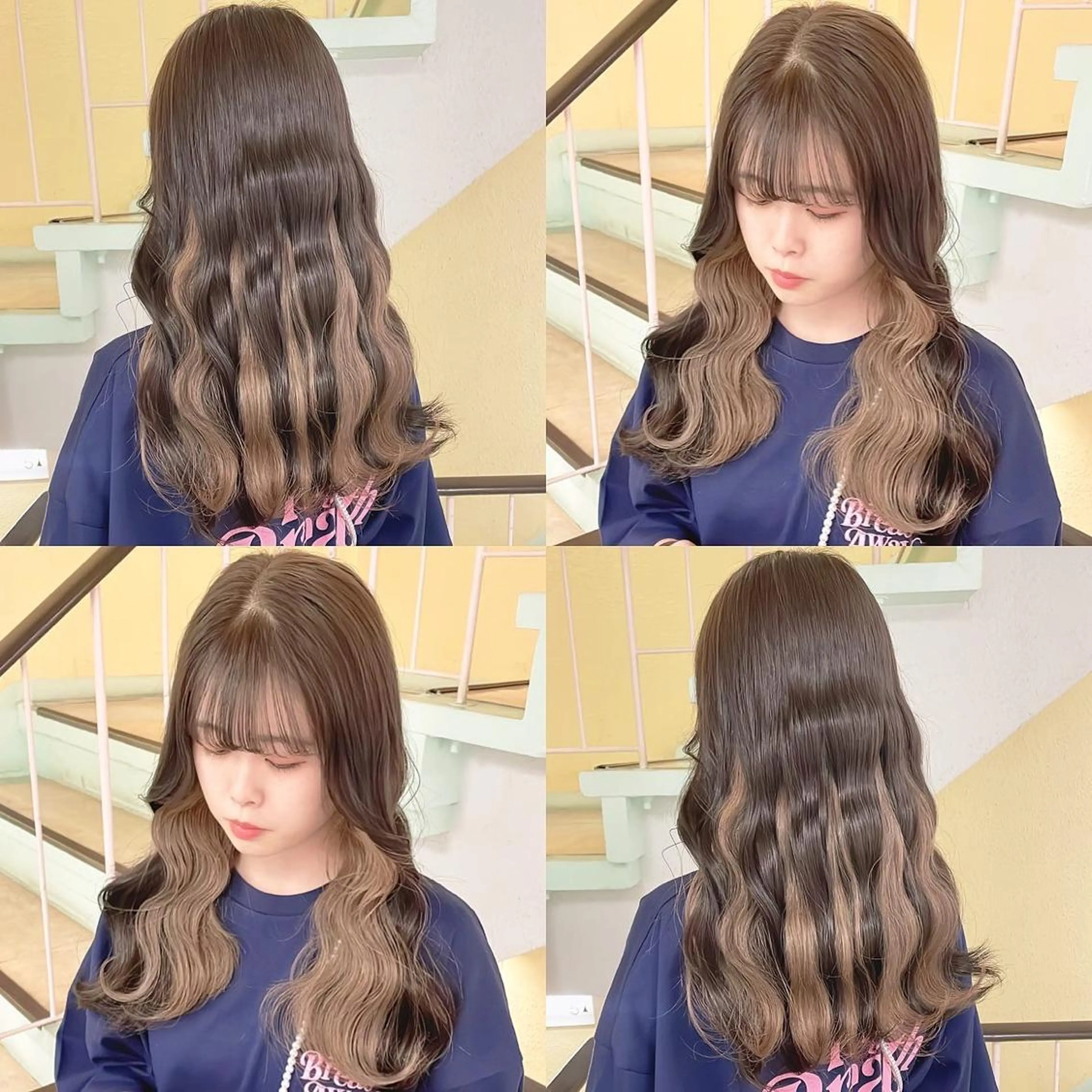 カラー ヘアカラー トリートメント 渋谷:インナーカラー ／🍒エリカ🍒のヘアスタイル