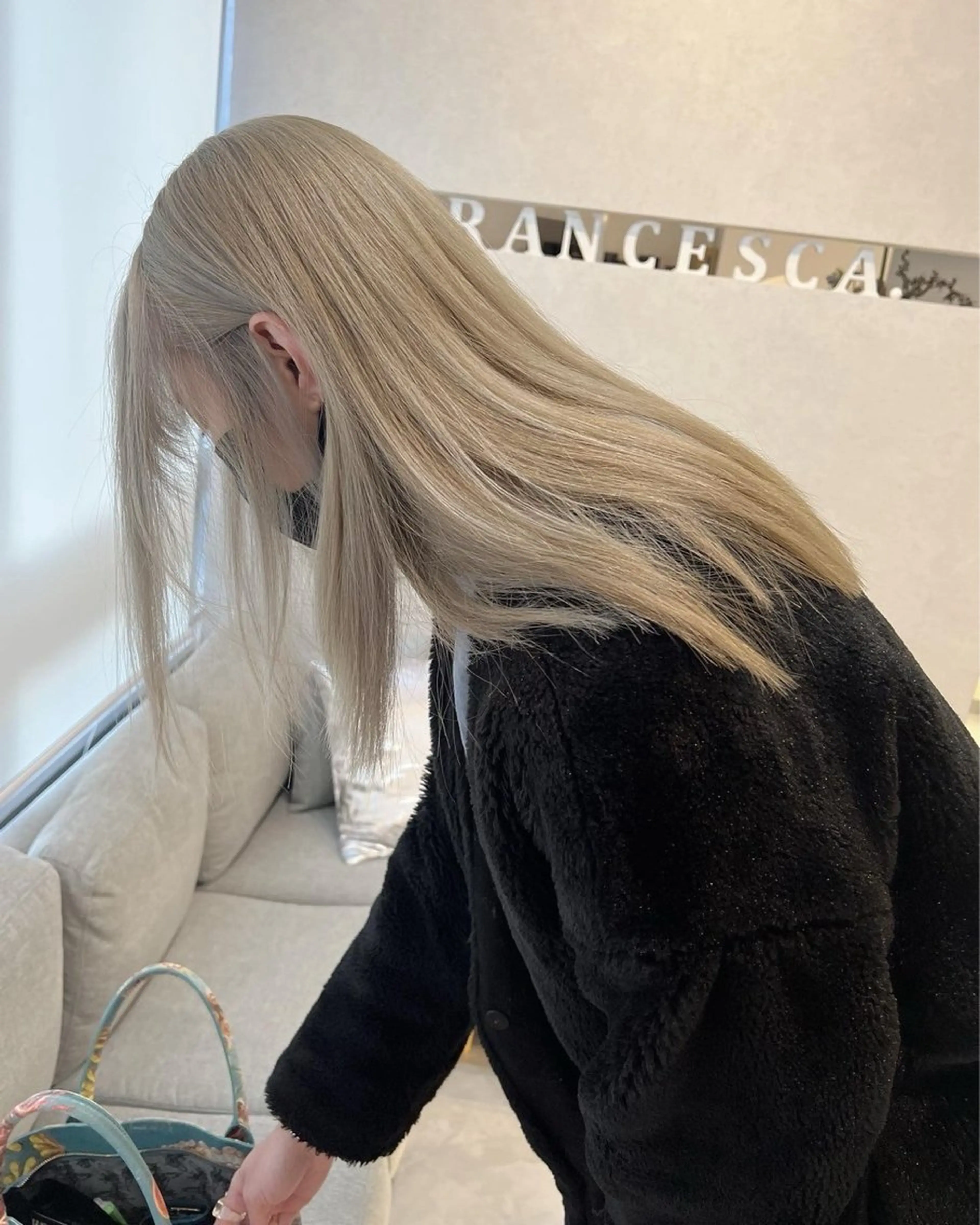 ロング ヘアカラー トリートメント 髙橋 恵永のヘアスタイル