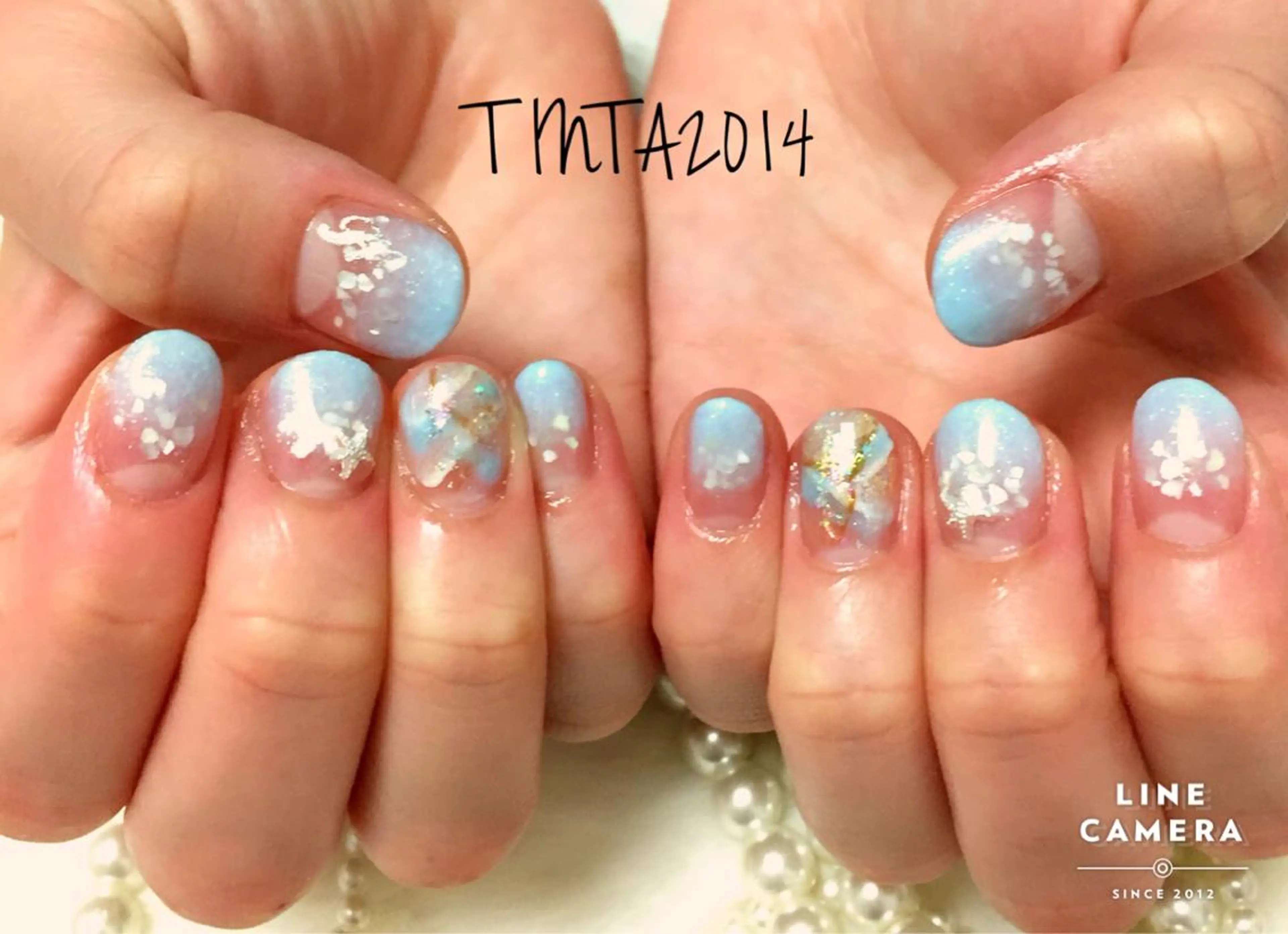 ネイル グラデーション 夏ネイル ネイルサロン ティンタ所属・馬場 典子のネイルデザイン