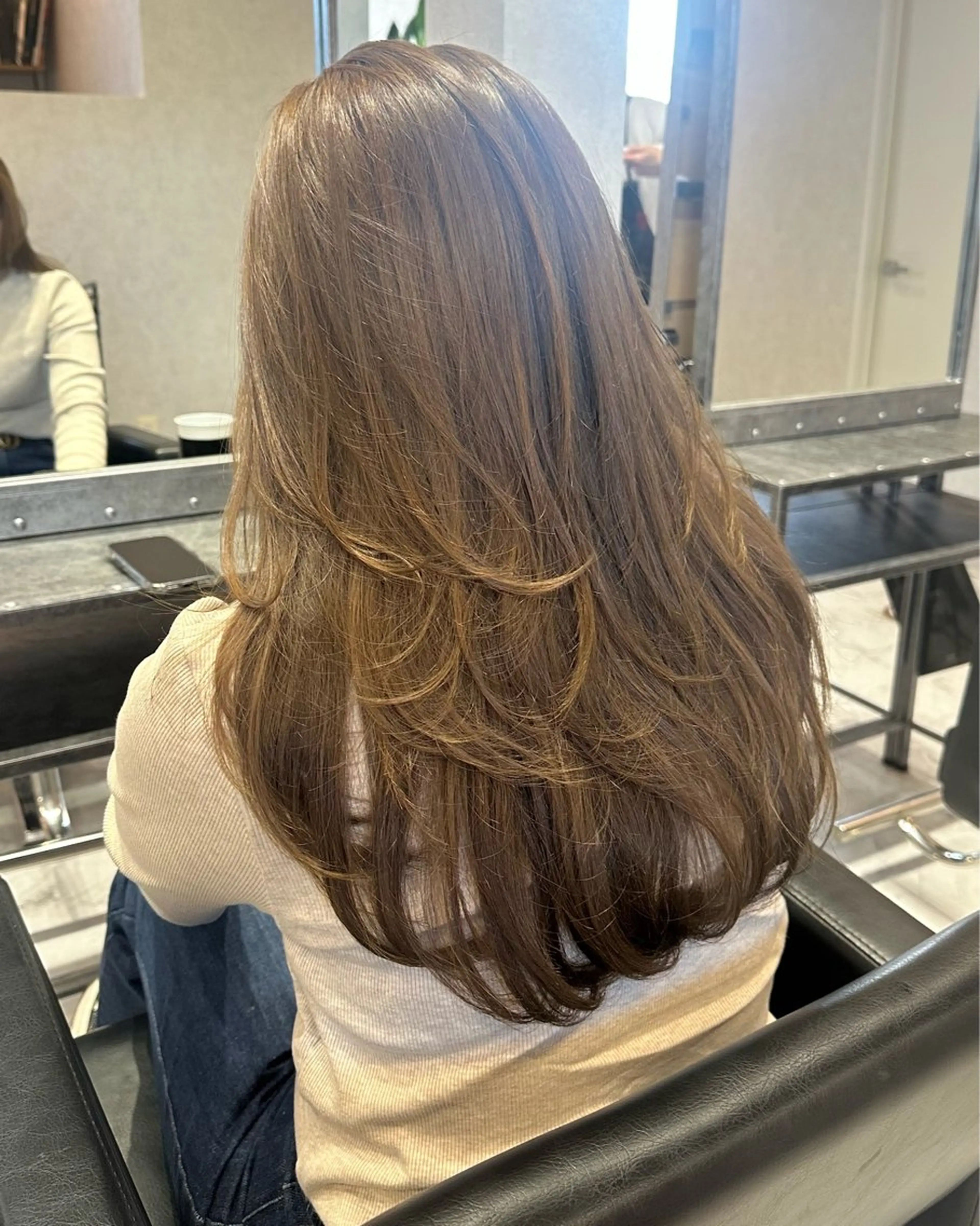 ロング カラー カット ヘアカラー after'所属・after’/ Saaraのヘアスタイル