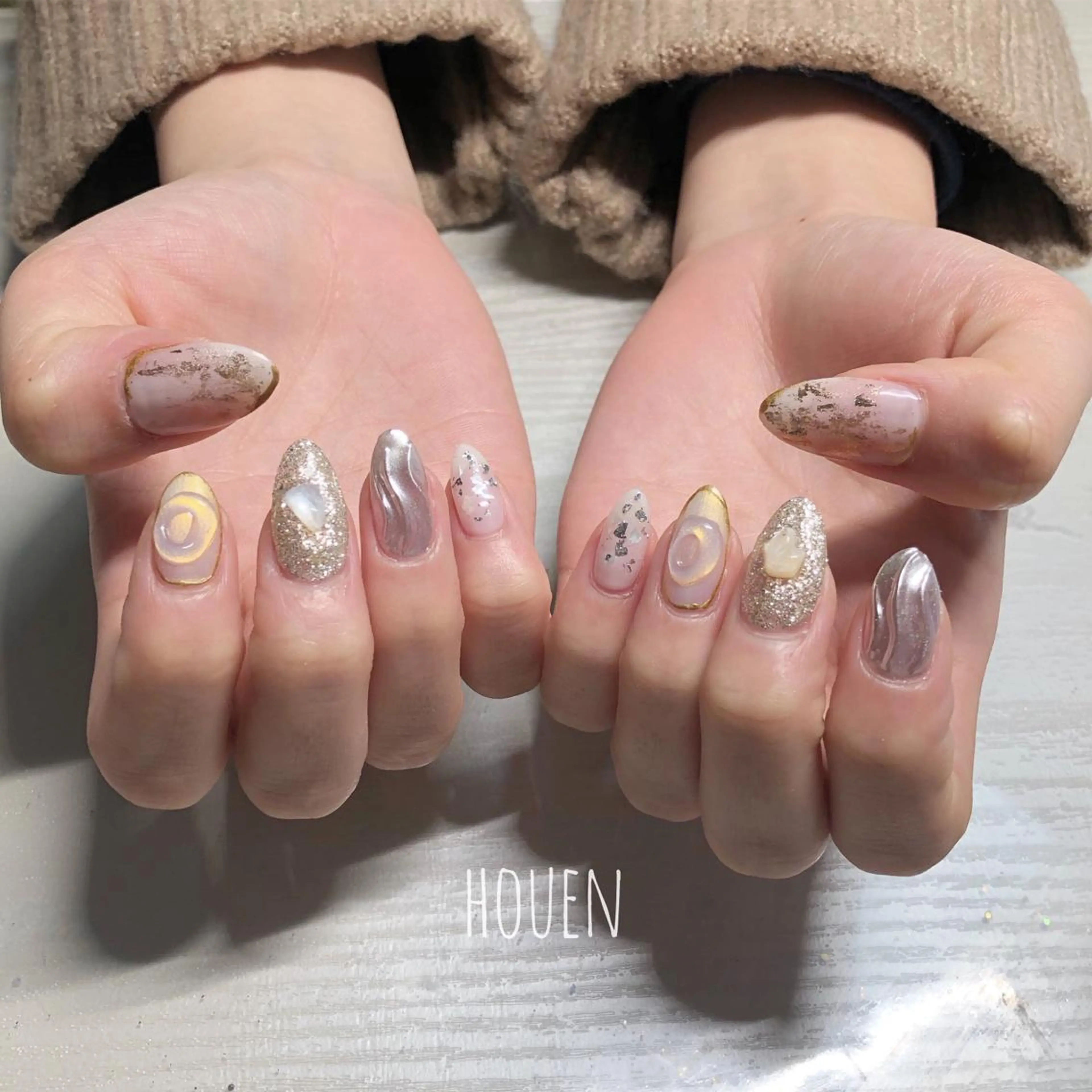 ネイル 持ち込み I P'ink nail salon所属・I pinknail 韓国風·持ち込み専門のネイルデザイン