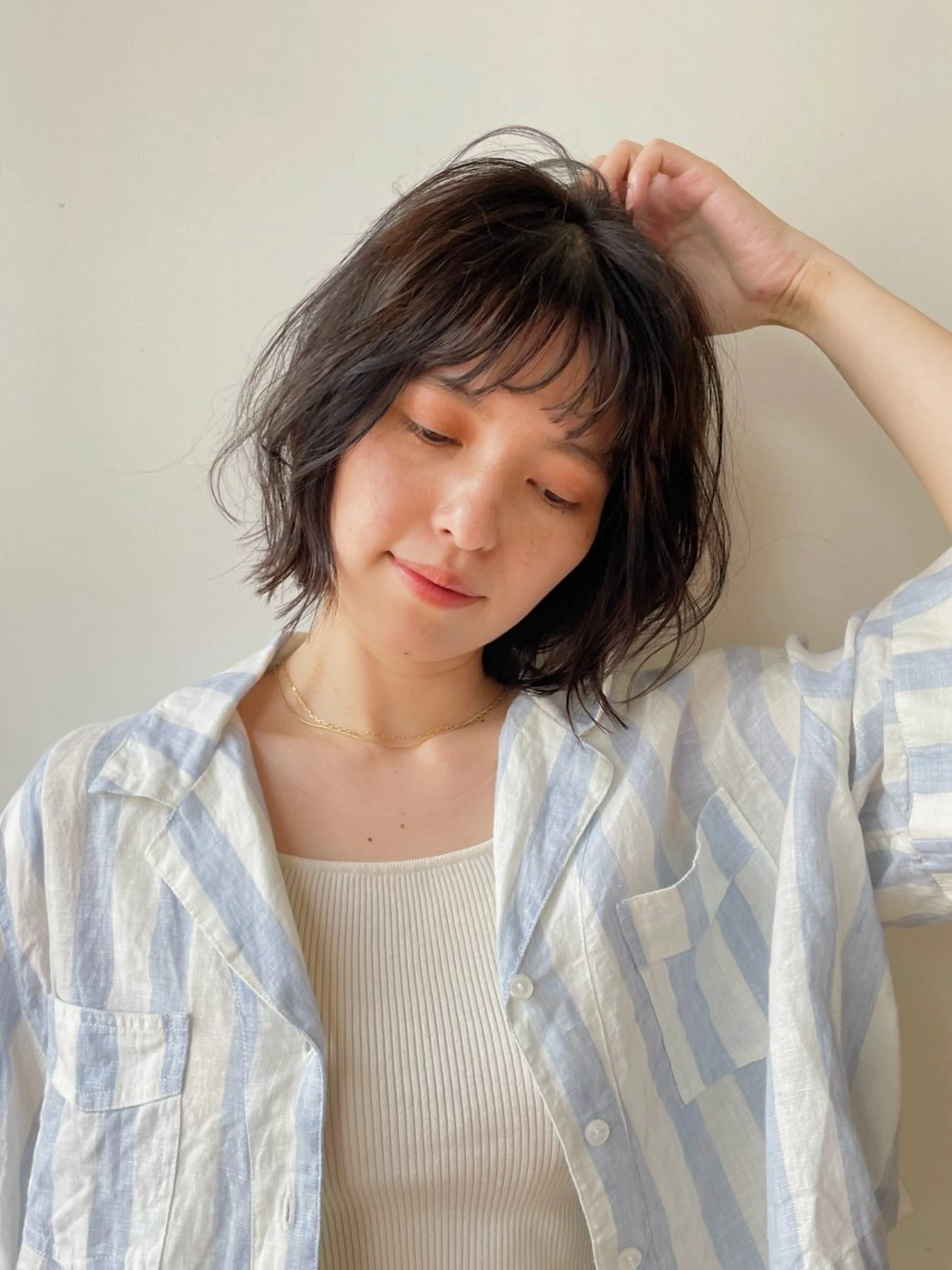 ミディアム ボブ/ミディアム 親しみやすさ/さくらのヘアスタイル