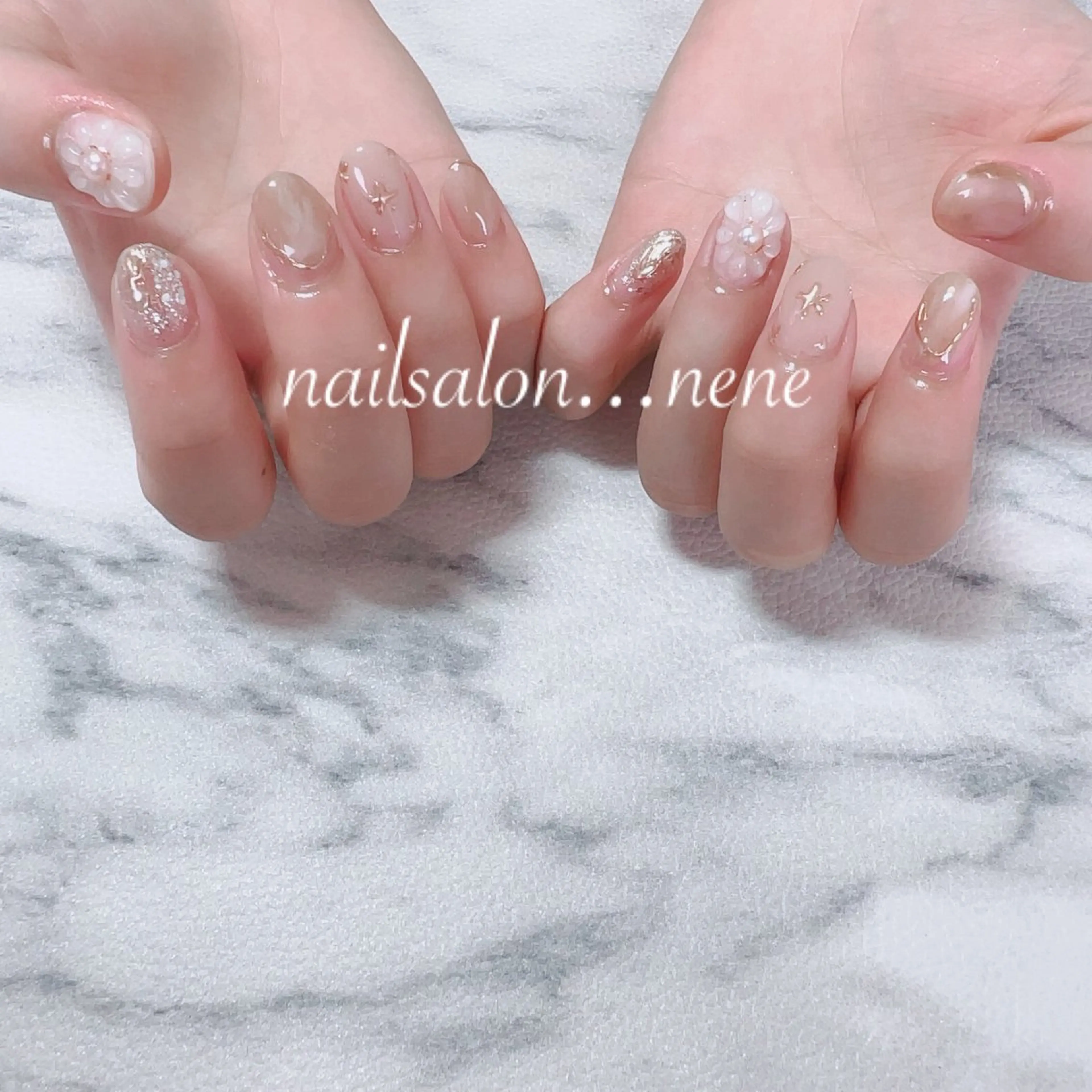 ネイル ニュアンスネイル nailsalon ...neneのネイルデザイン
