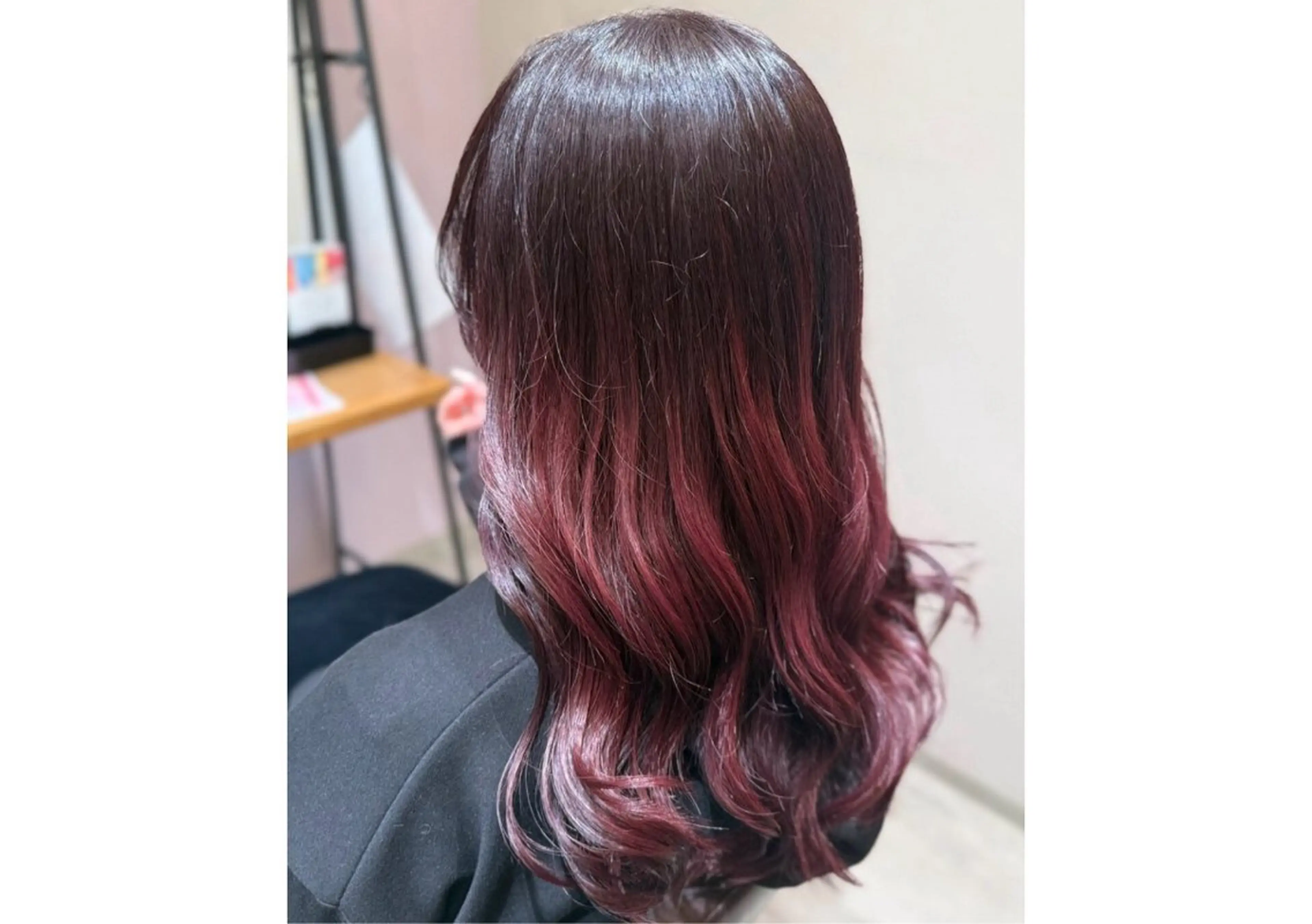 カラー ヘアカラー 梶 瑞希のヘアスタイル