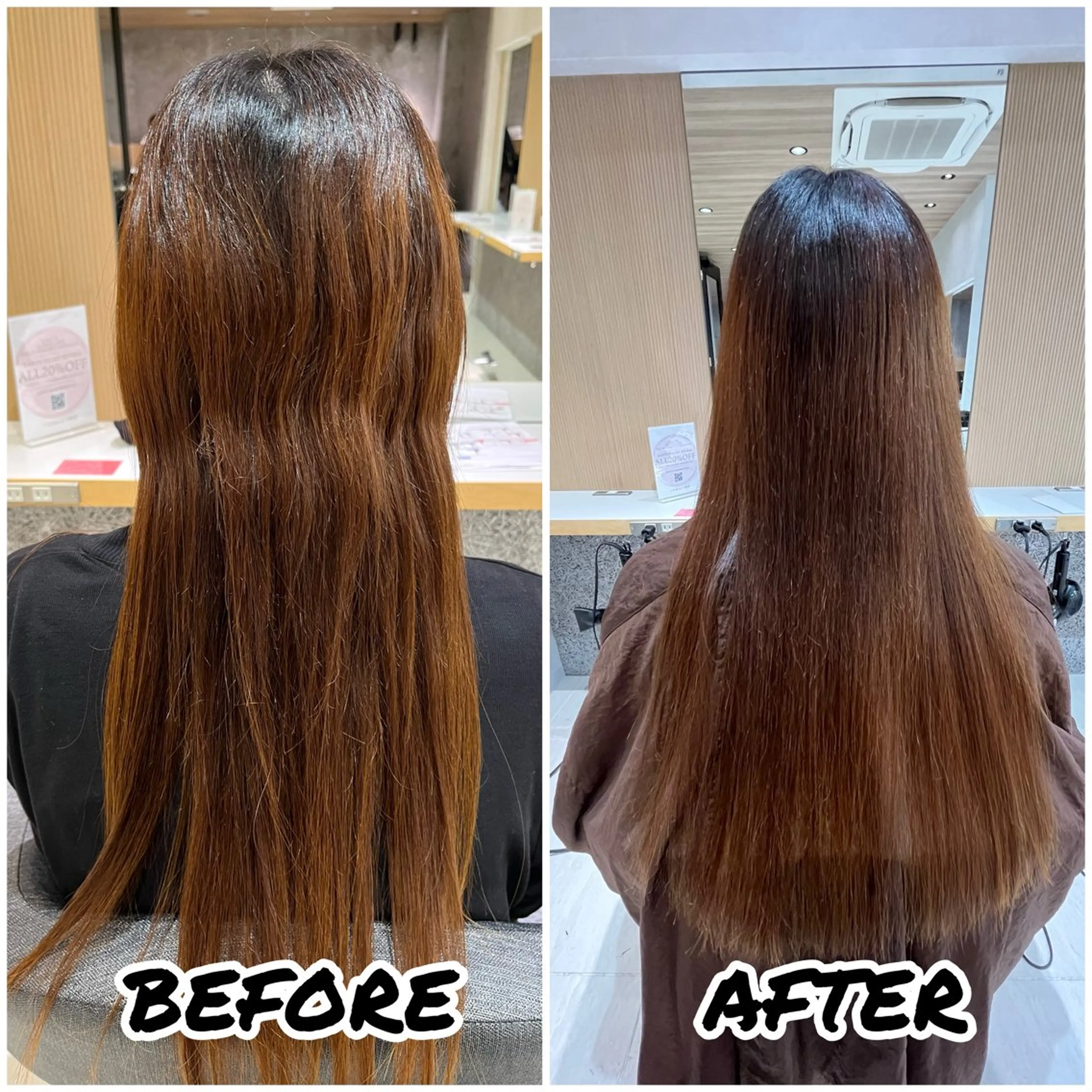 ロング カット 縮毛矯正 トリートメント 髪質改善美容師 鈴木のヘアスタイル